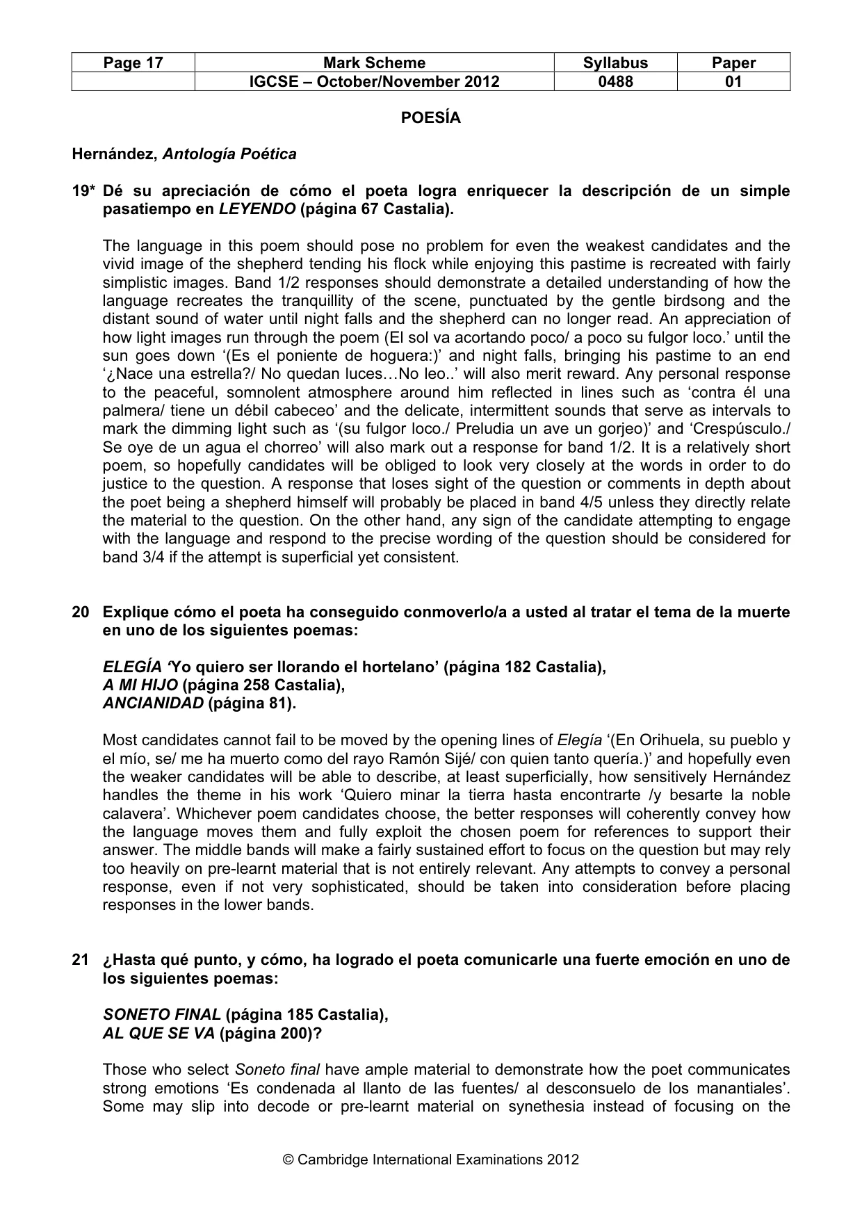 Mark scheme, page 17 of 18