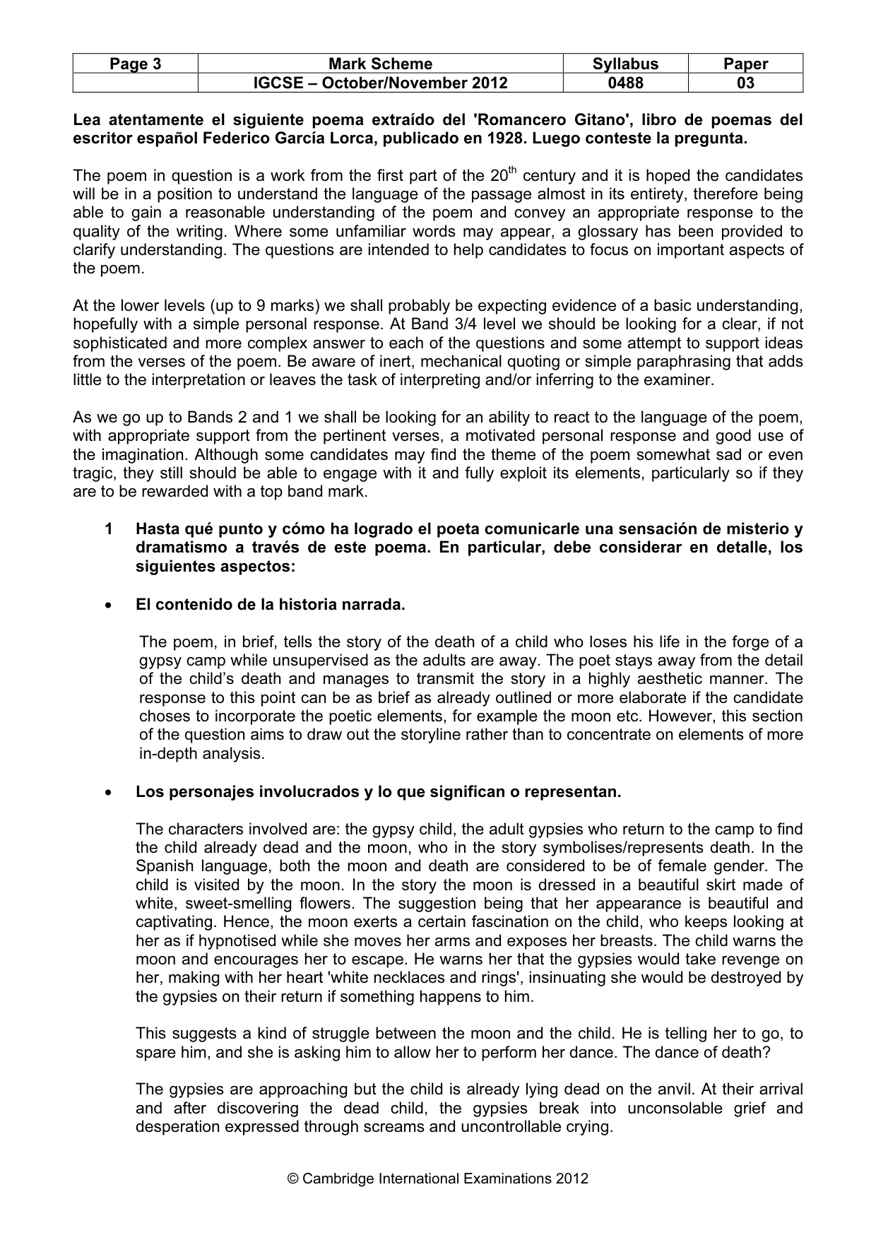 Mark scheme, page 3 of 6