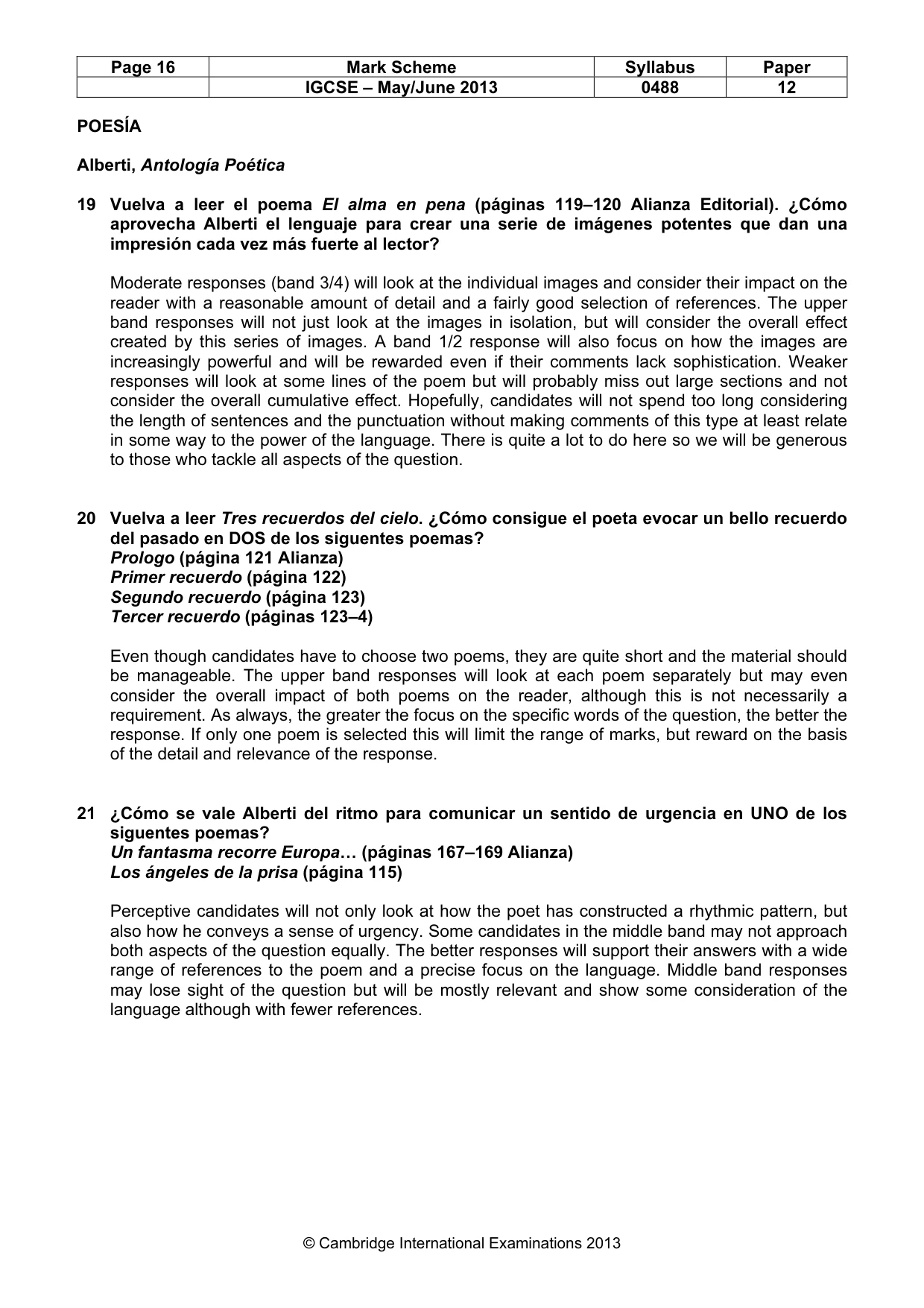 Mark scheme, page 16 of 17
