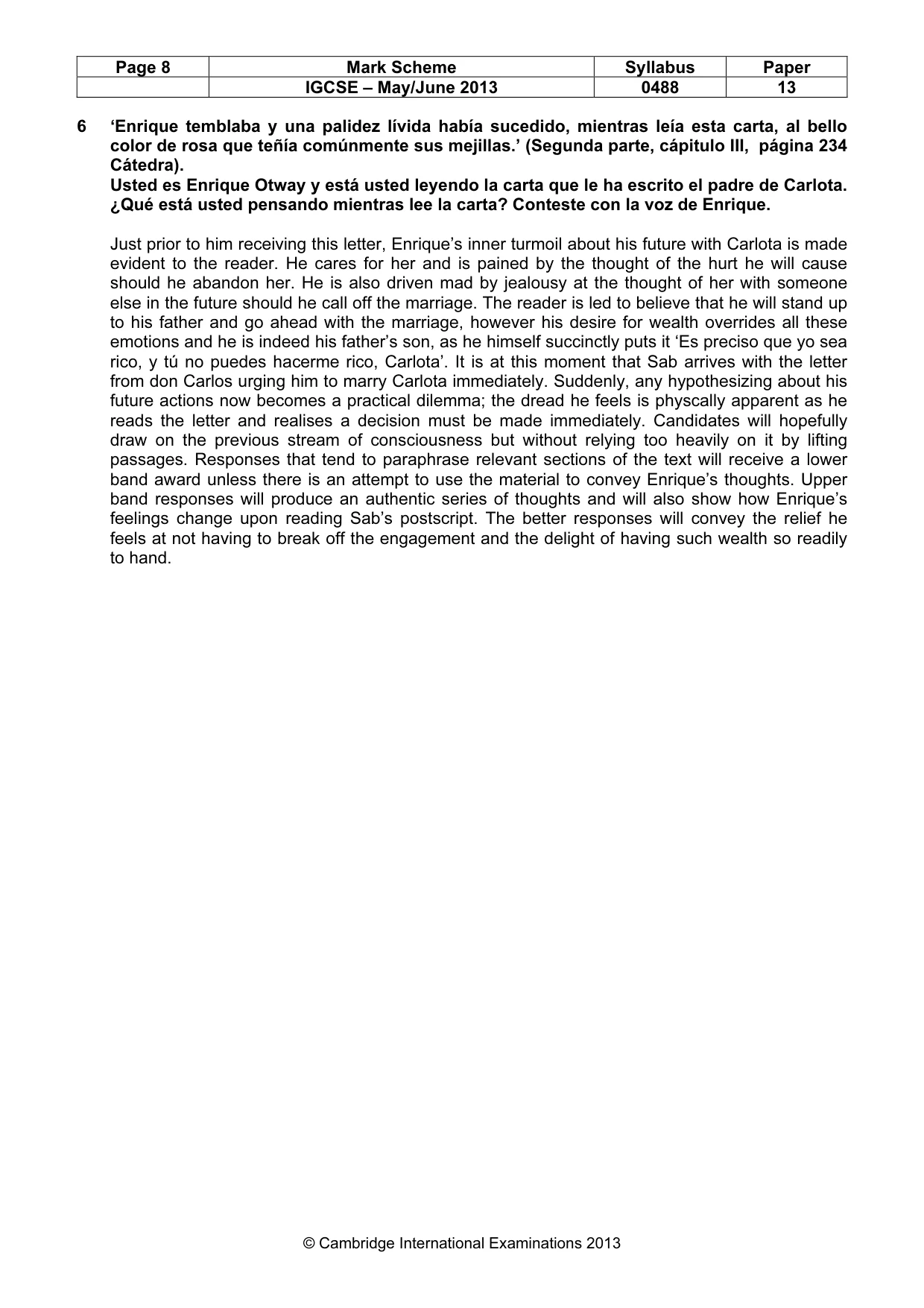 Mark scheme, page 8 of 19