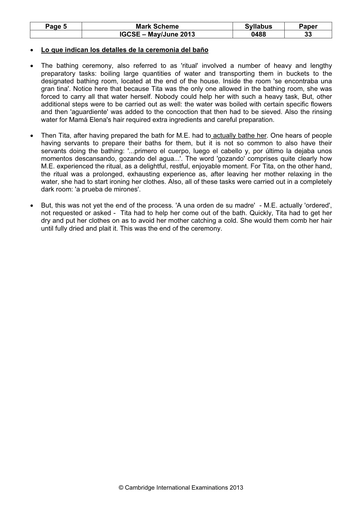 Mark scheme, page 5 of 7