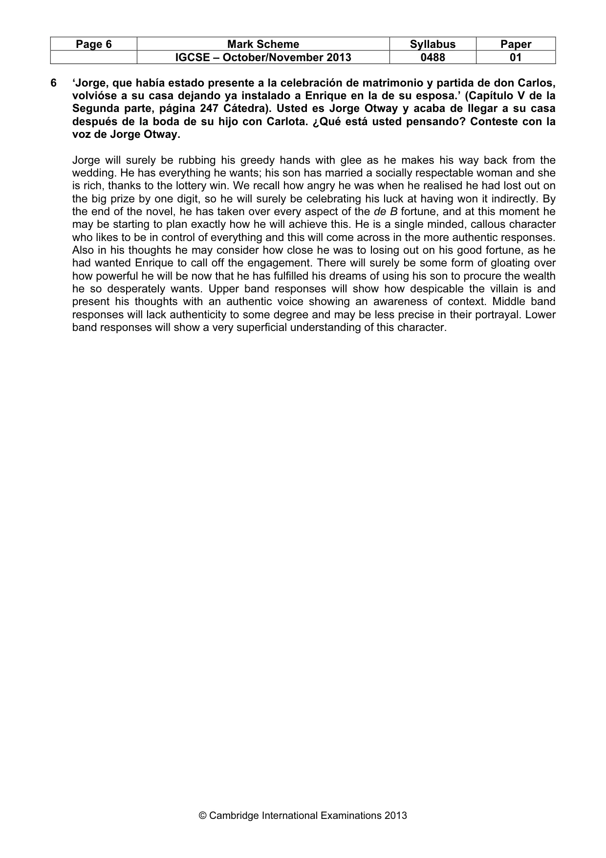 Mark scheme, page 6 of 16