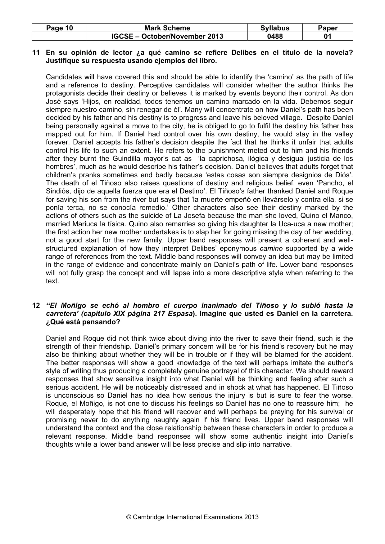 Mark scheme, page 10 of 16