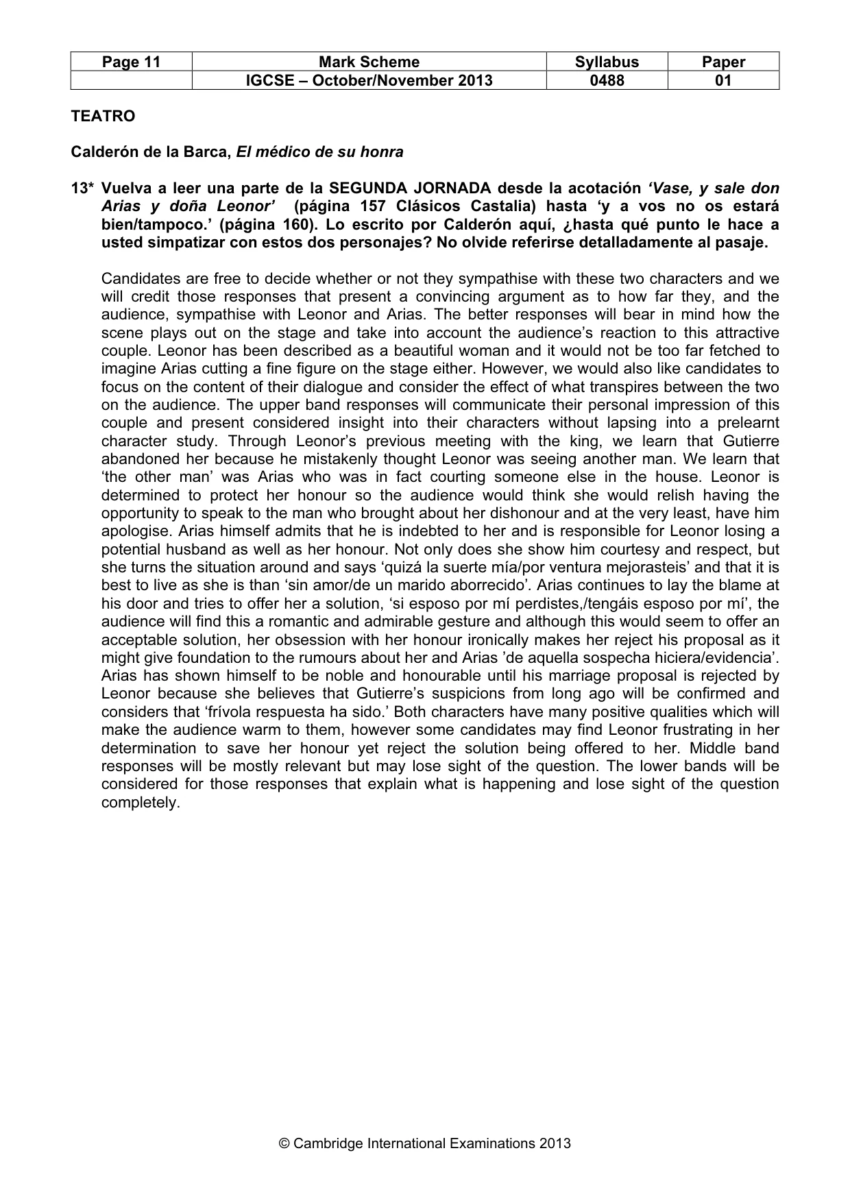 Mark scheme, page 11 of 16