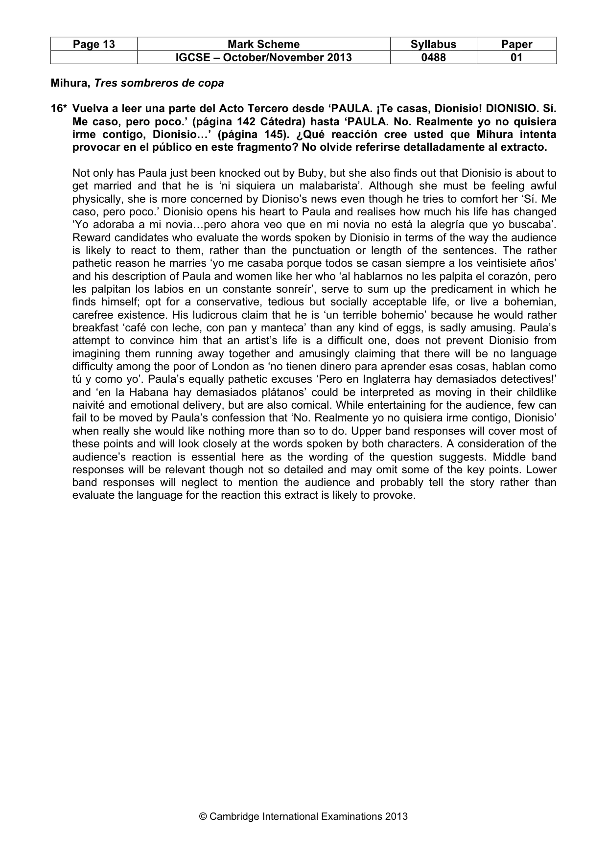 Mark scheme, page 13 of 16