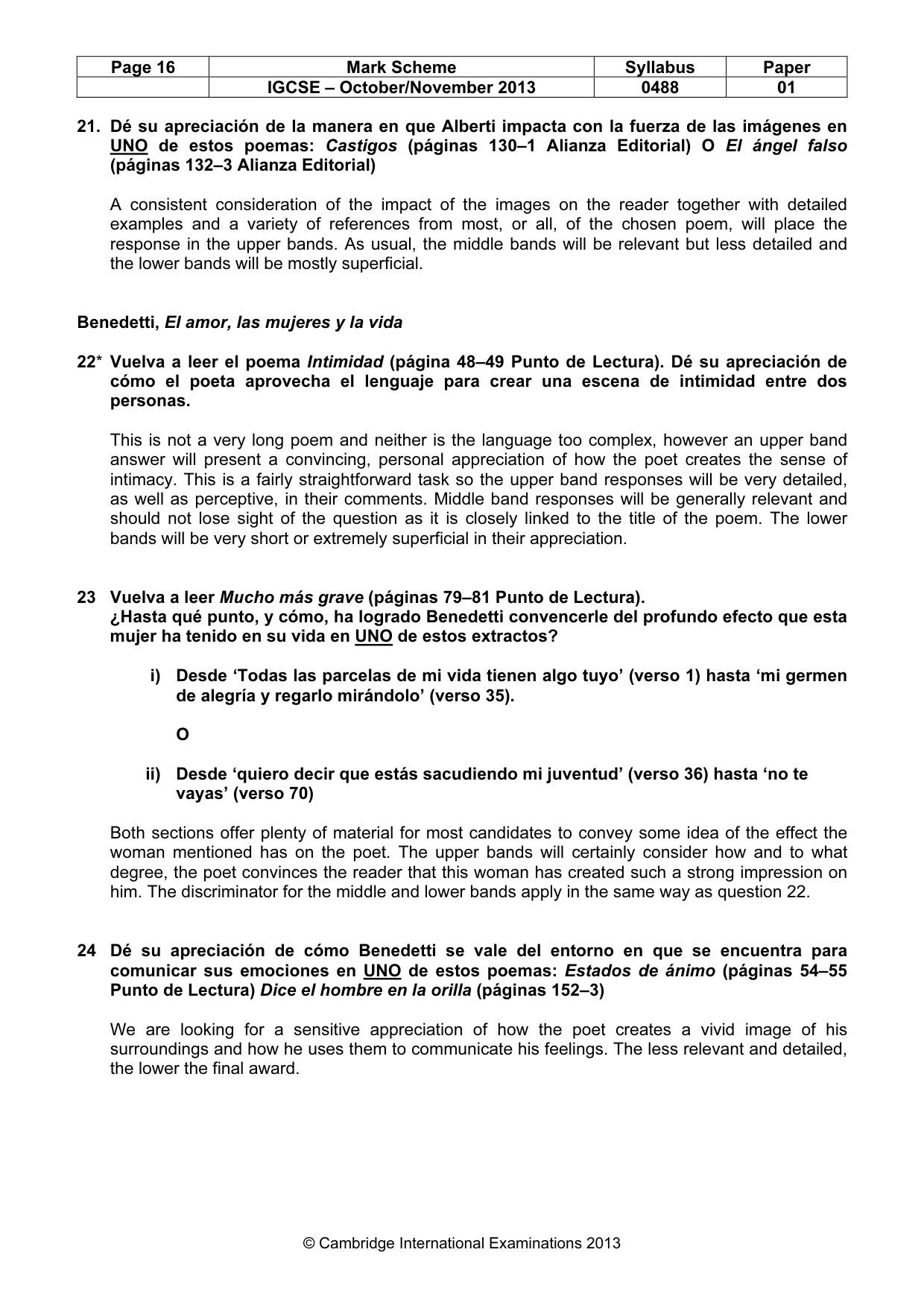 Mark scheme, page 16 of 16