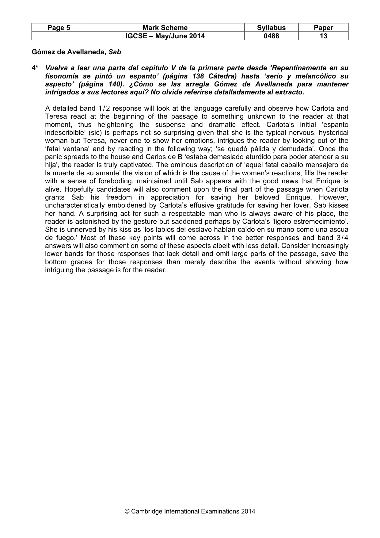 Mark scheme, page 5 of 15