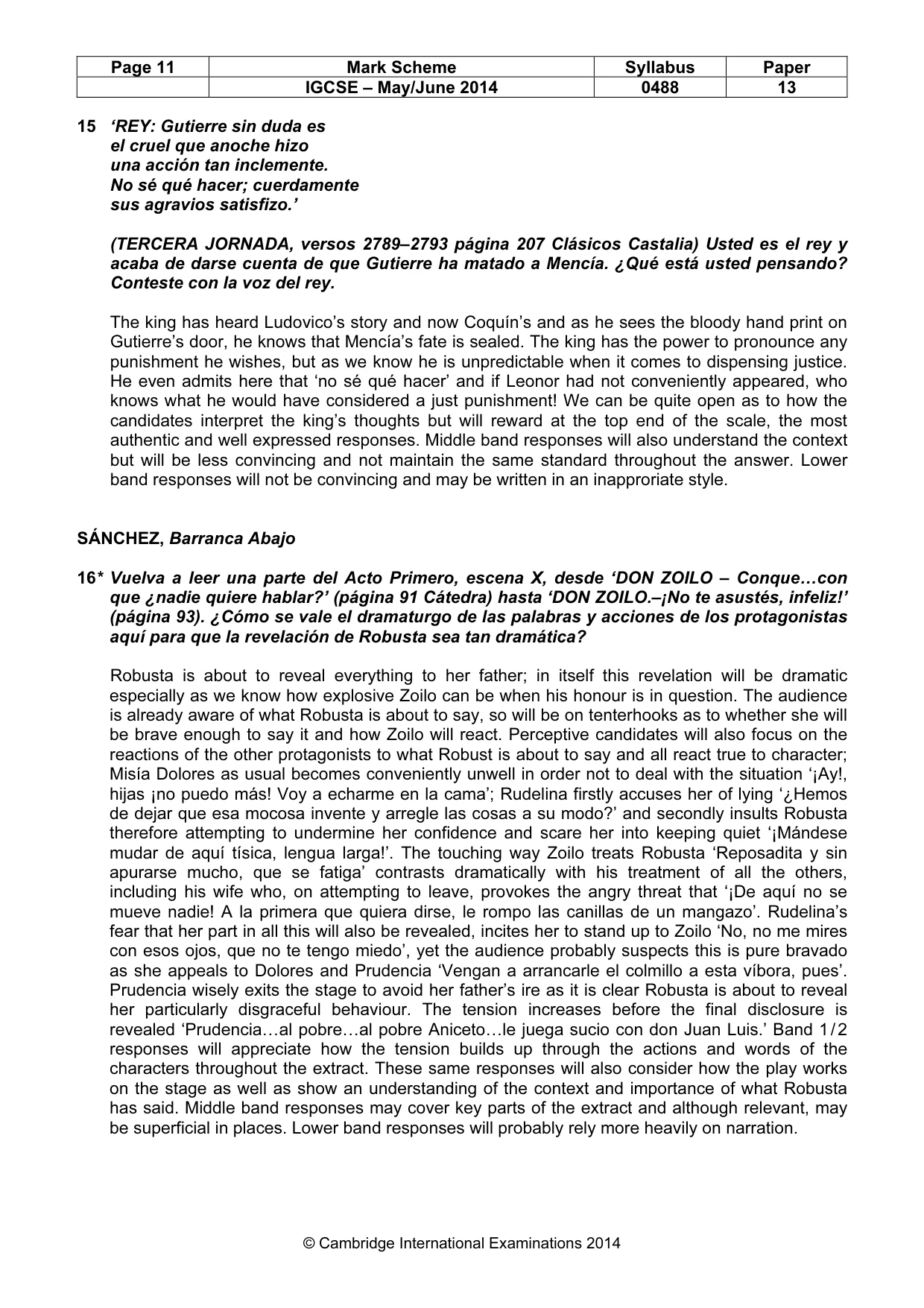 Mark scheme, page 11 of 15