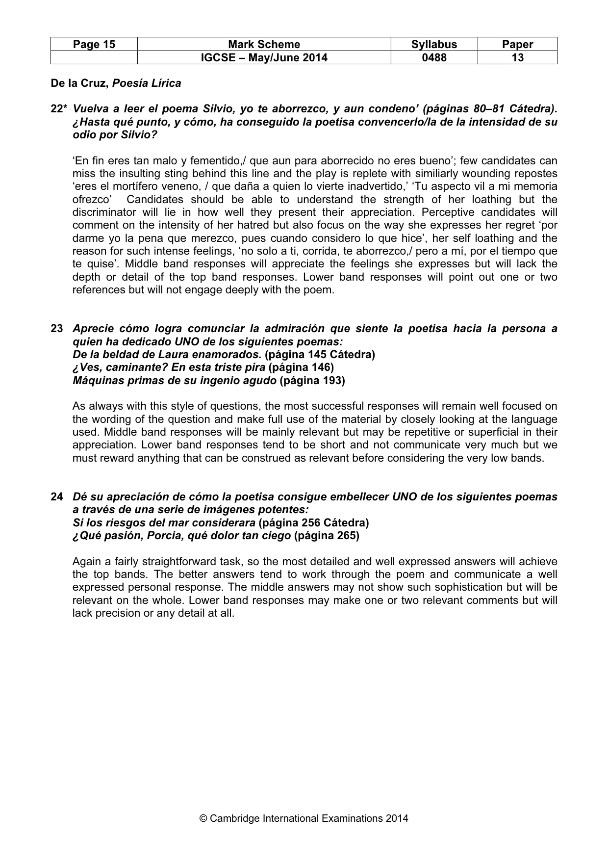 Mark scheme, page 15 of 15