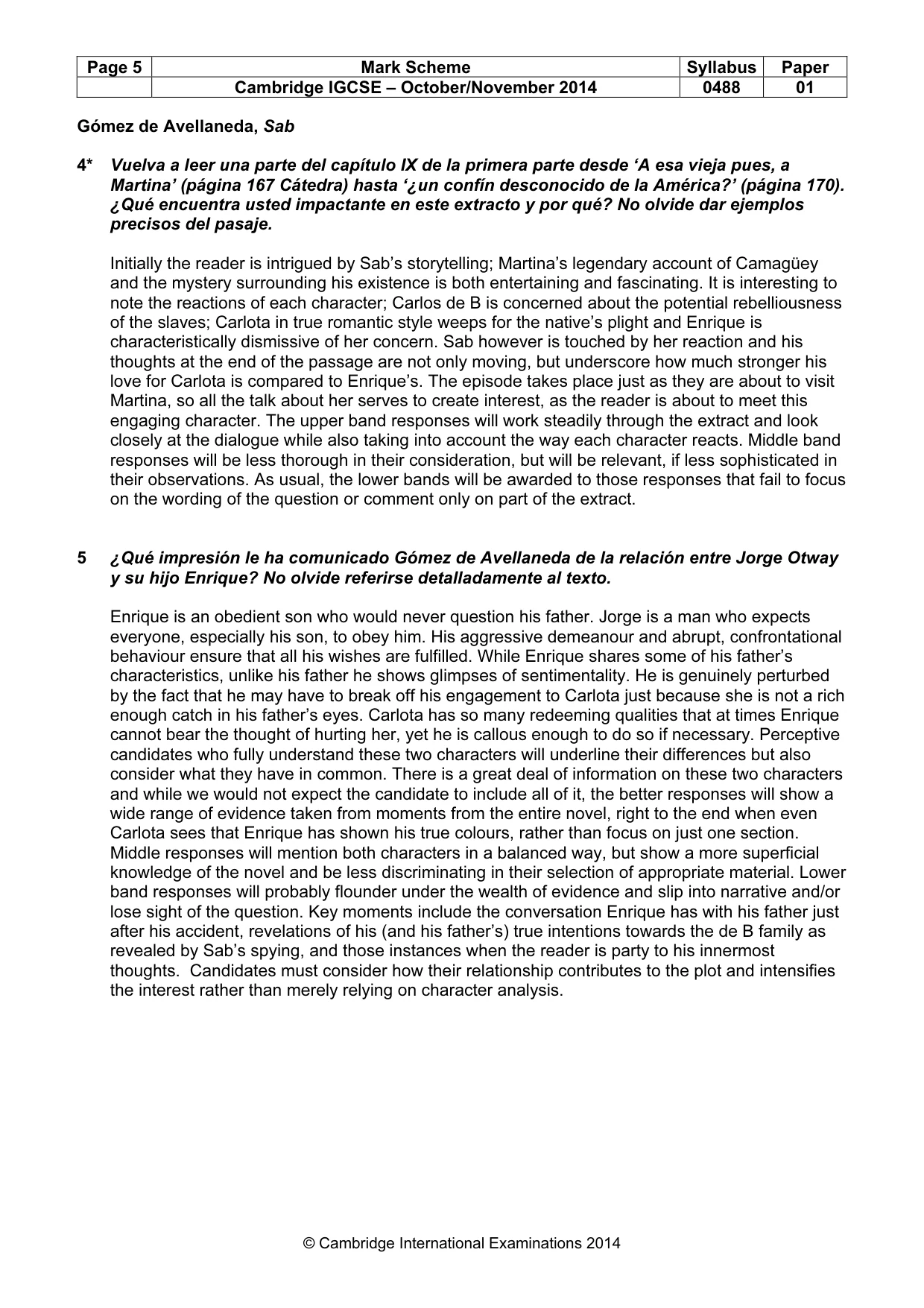 Mark scheme, page 5 of 17