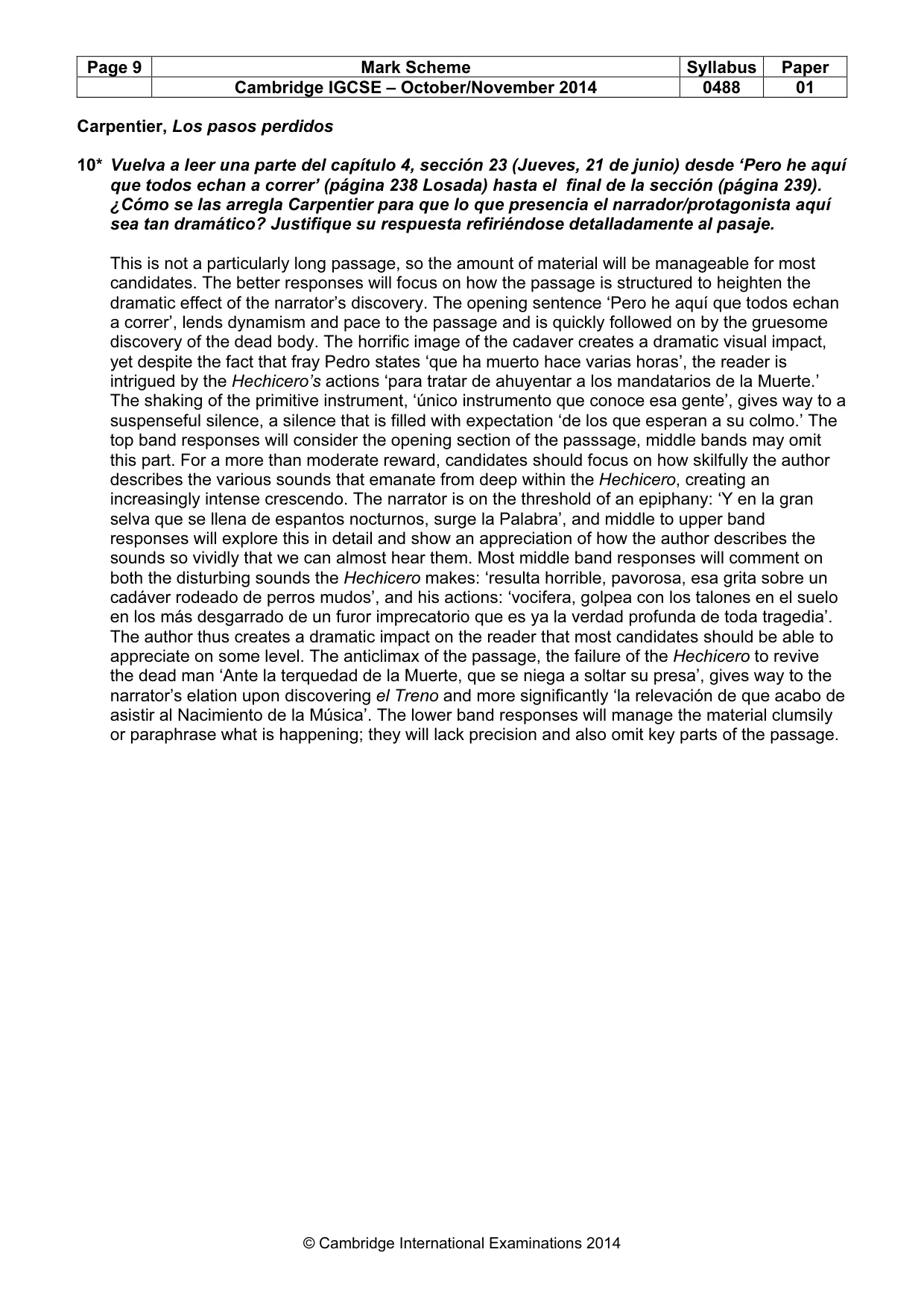 Mark scheme, page 9 of 17