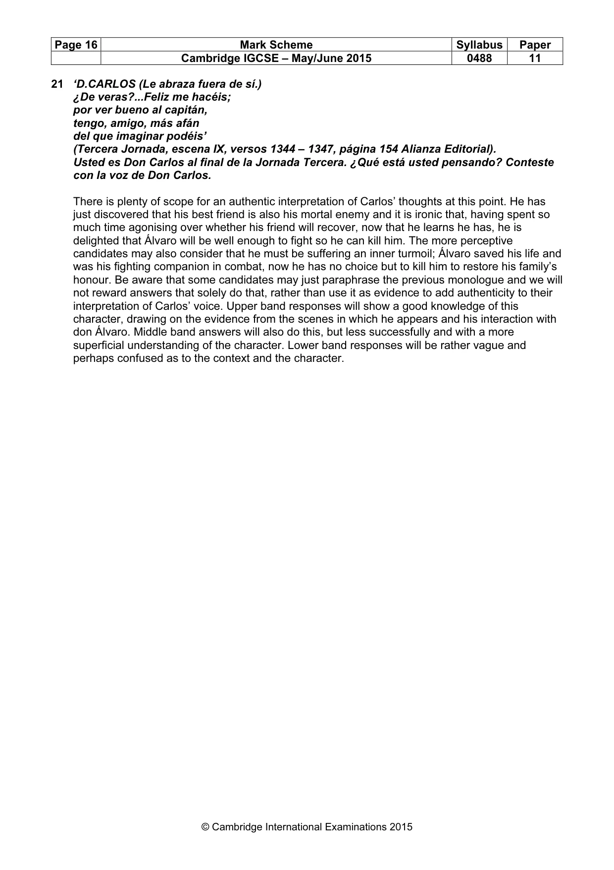 Mark scheme, page 16 of 19