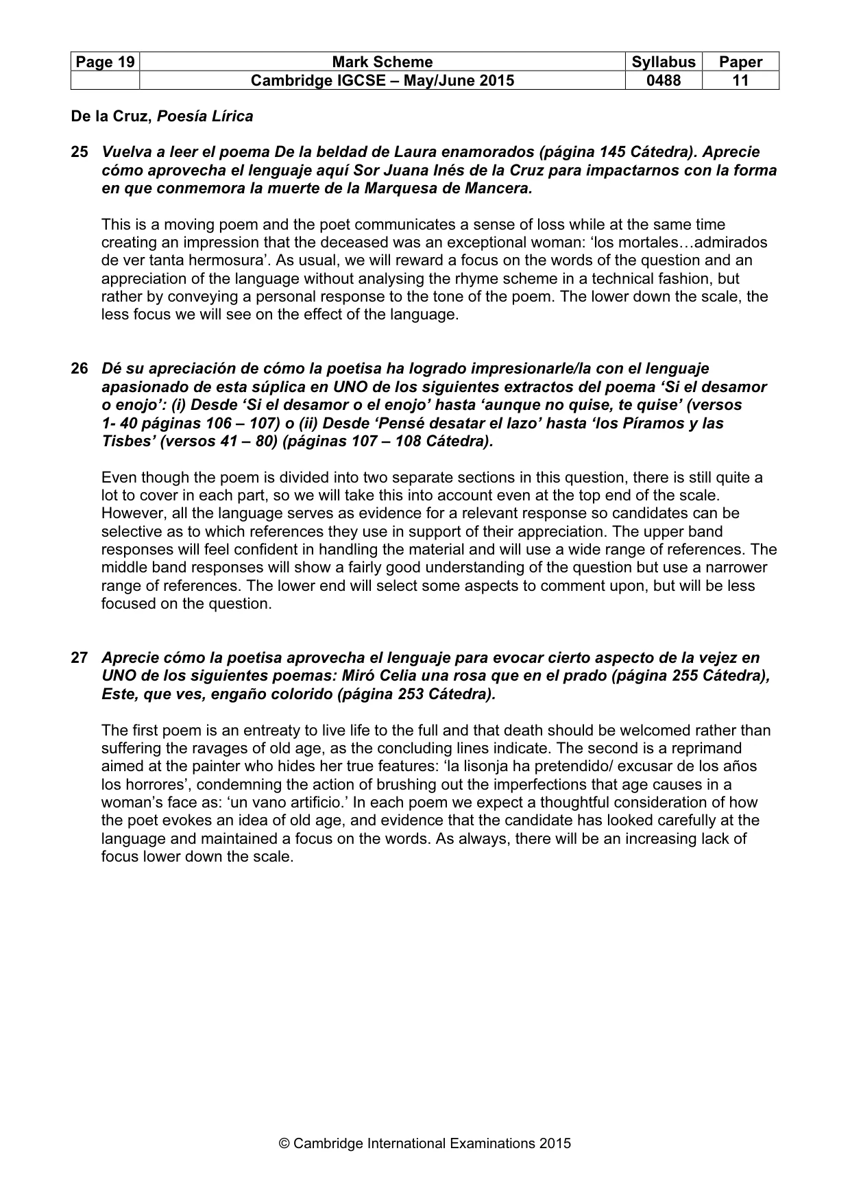 Mark scheme, page 19 of 19