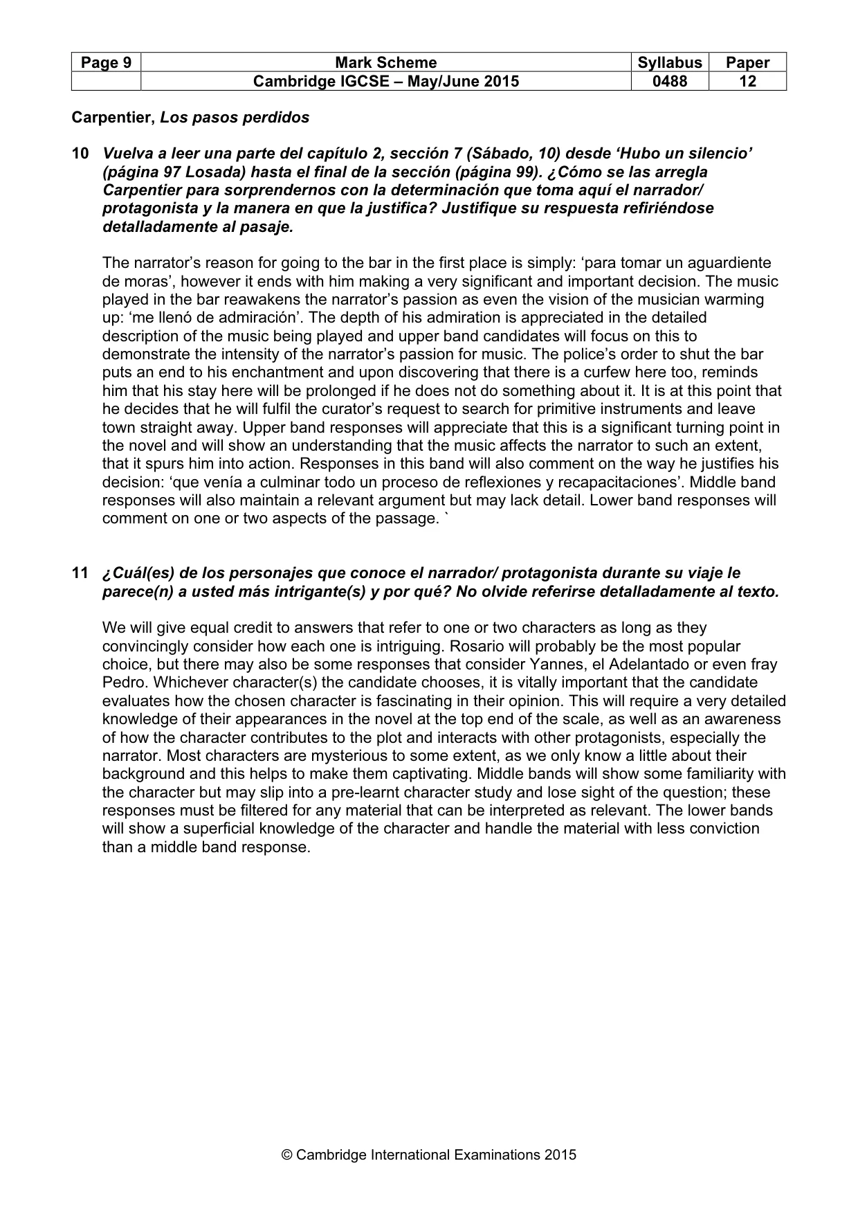 Mark scheme, page 9 of 19