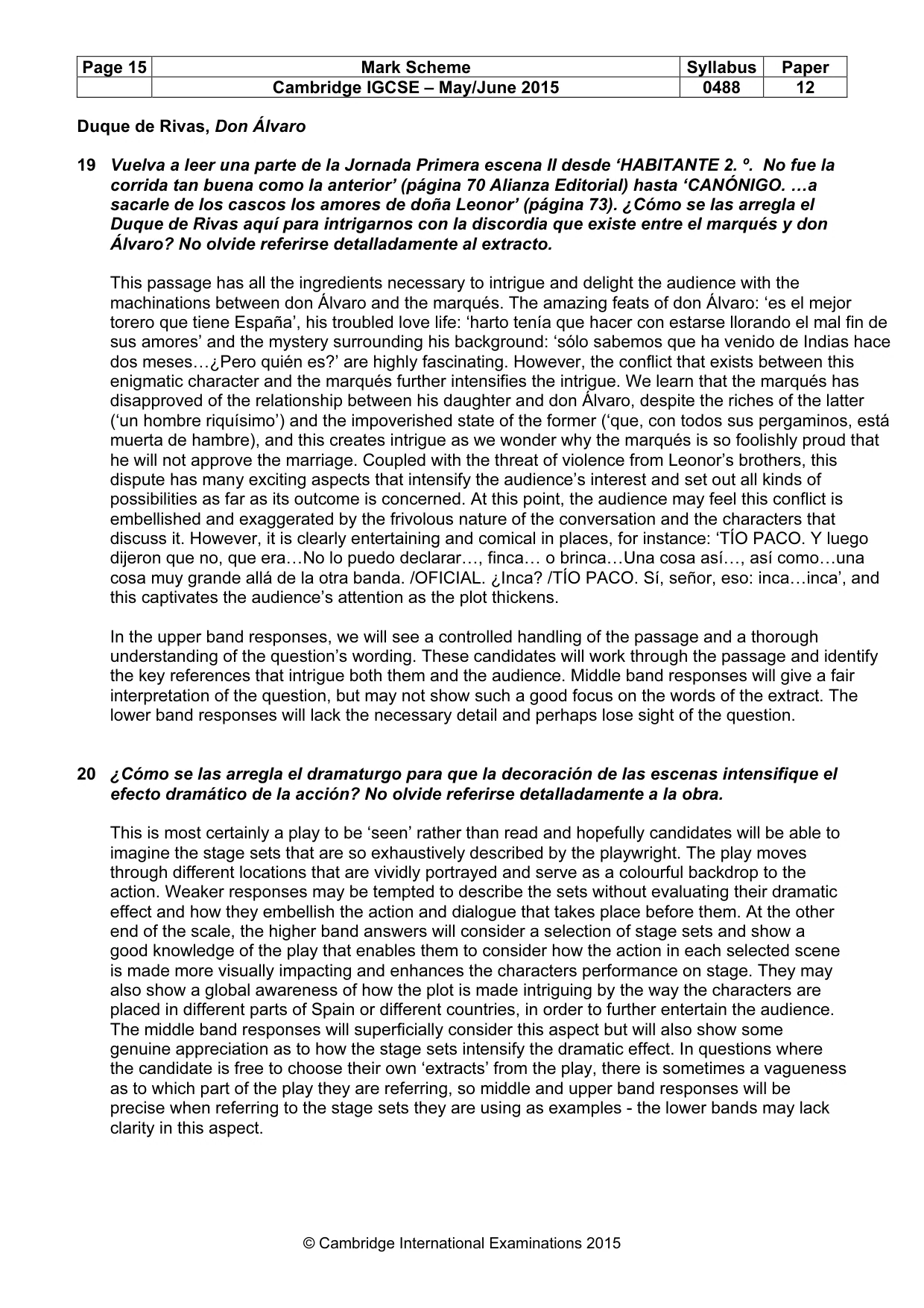 Mark scheme, page 15 of 19