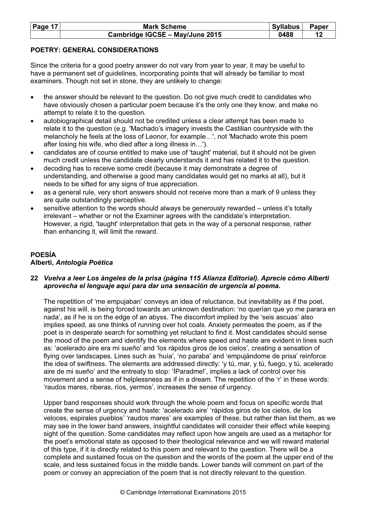 Mark scheme, page 17 of 19