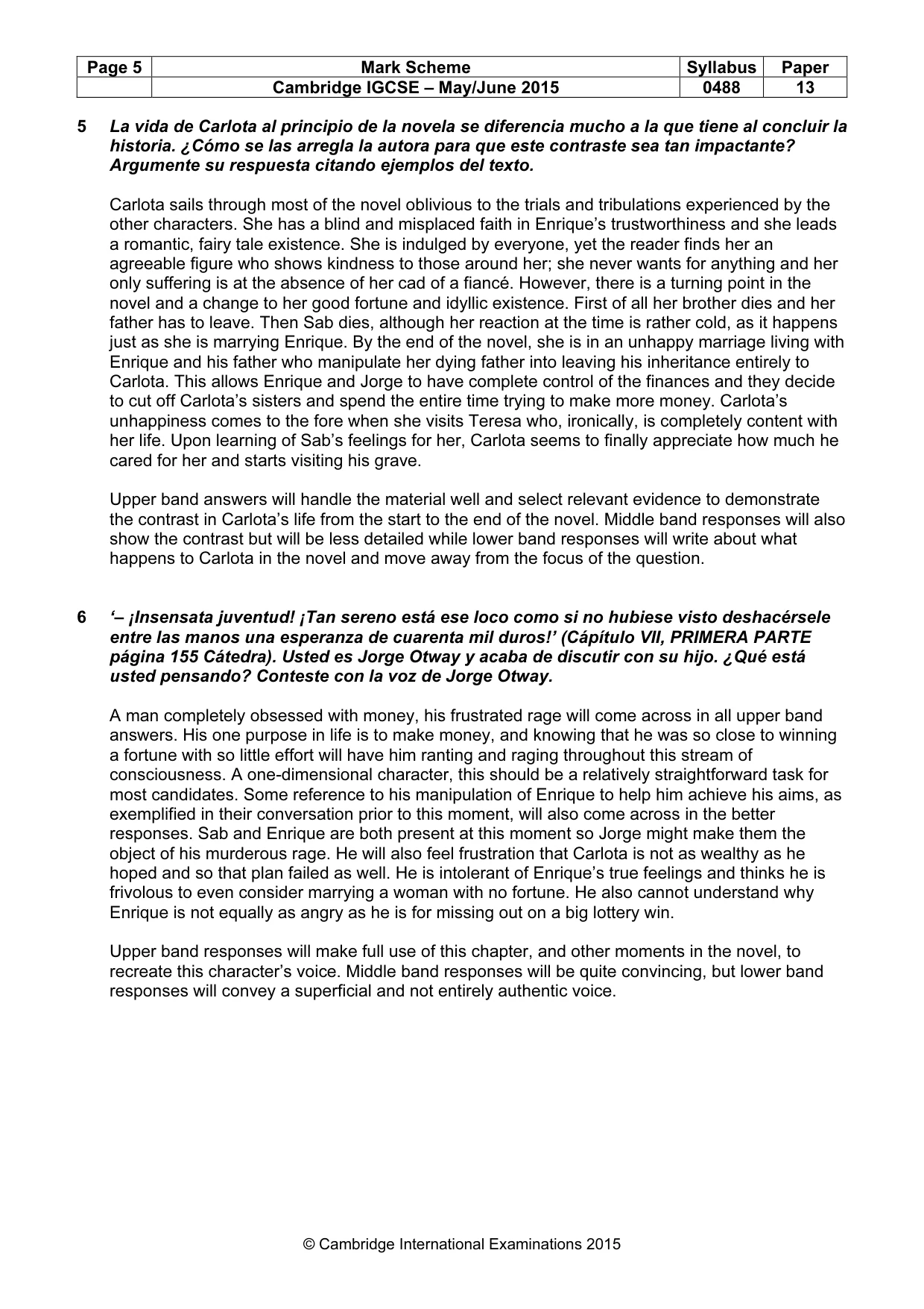 Mark scheme, page 5 of 17
