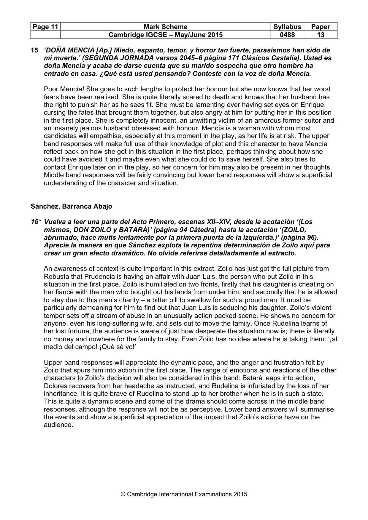 Mark scheme, page 11 of 17