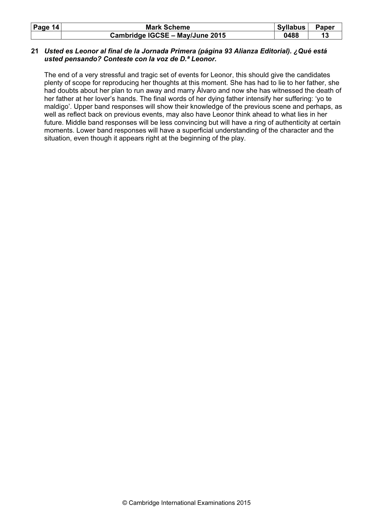 Mark scheme, page 14 of 17
