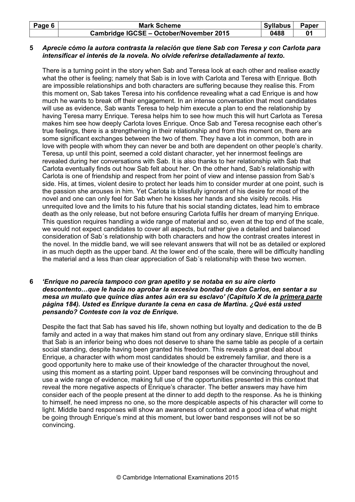 Mark scheme, page 6 of 18