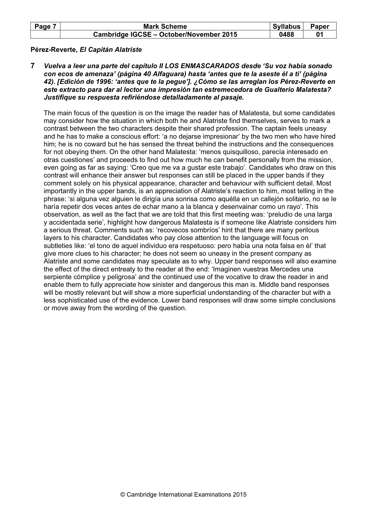 Mark scheme, page 7 of 18