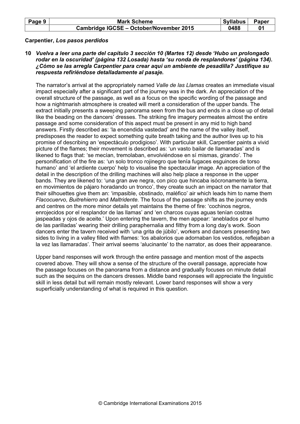 Mark scheme, page 9 of 18