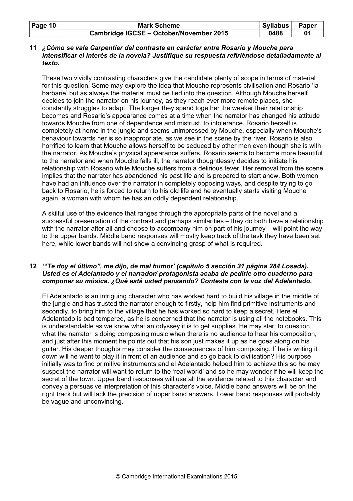Mark scheme, page 10 of 18