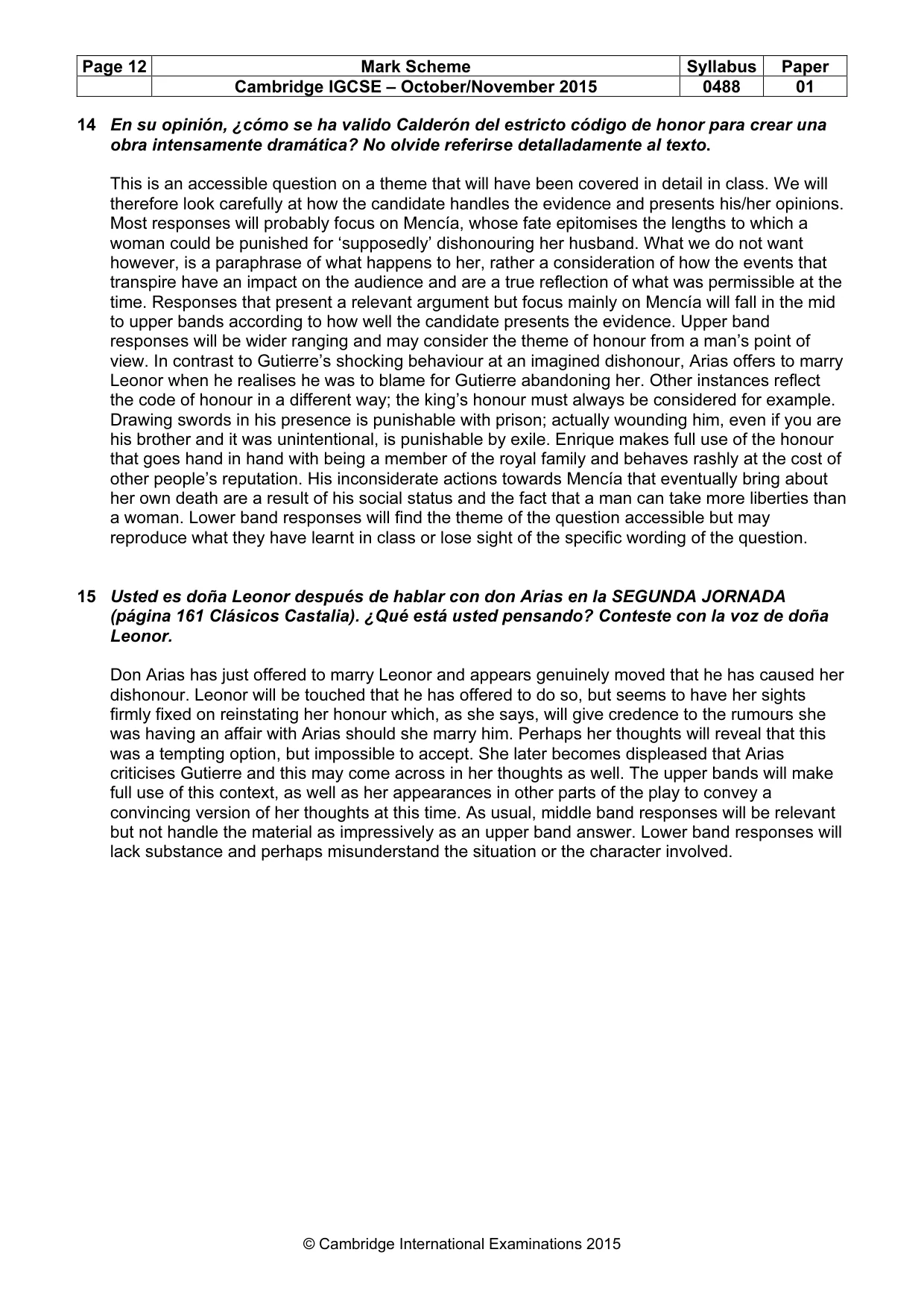 Mark scheme, page 12 of 18