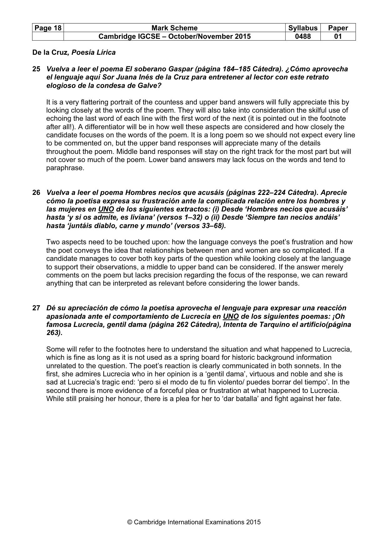 Mark scheme, page 18 of 18