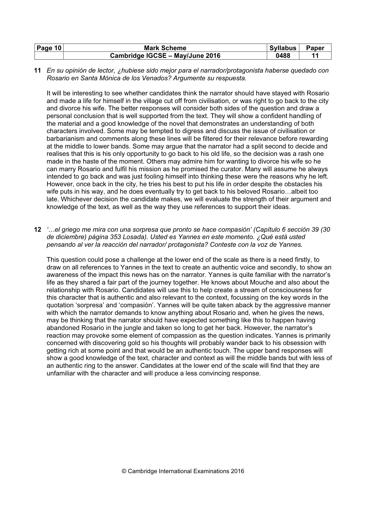 Mark scheme, page 10 of 19
