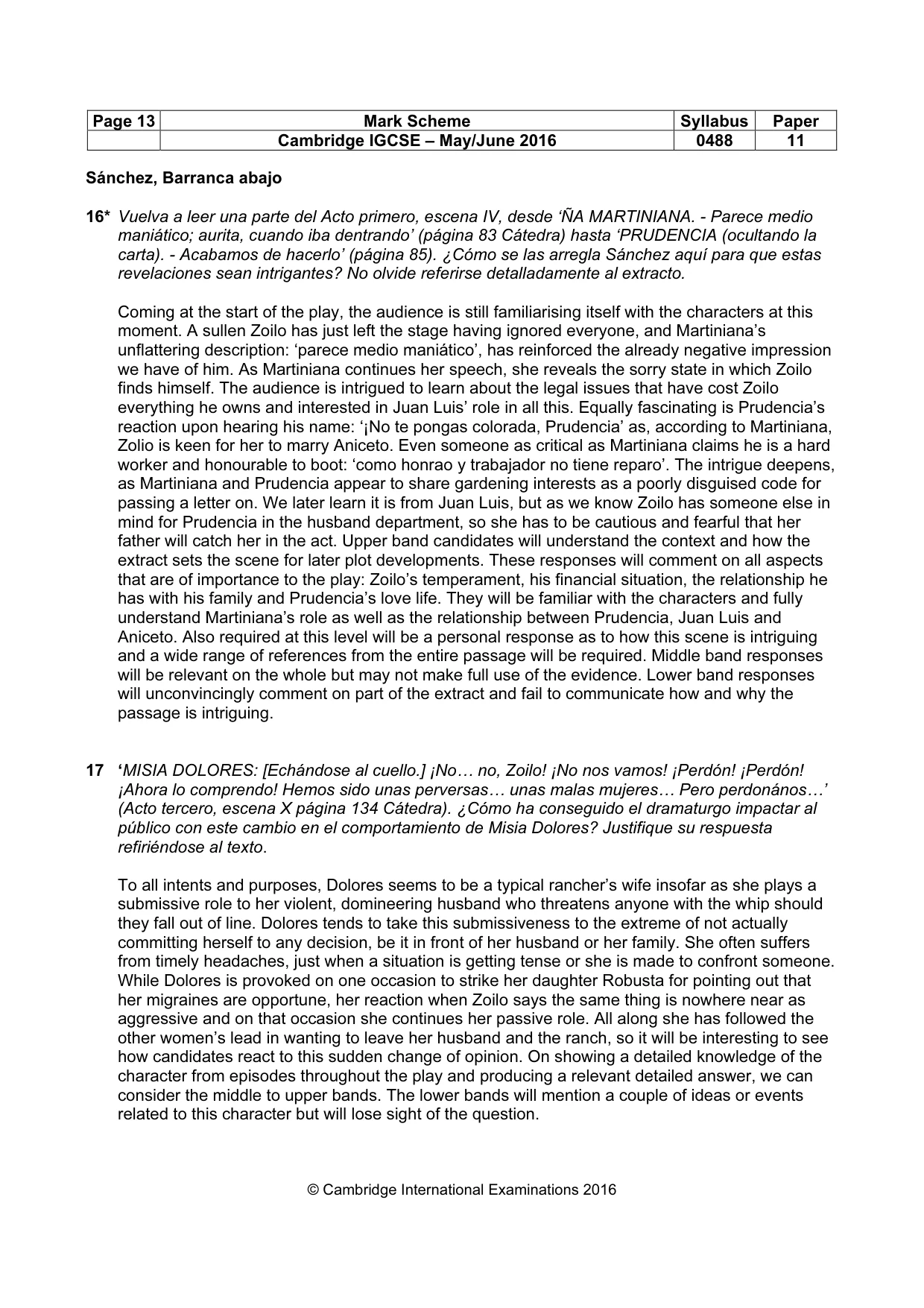 Mark scheme, page 13 of 19
