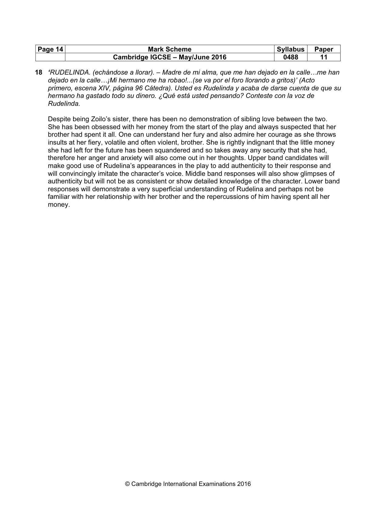 Mark scheme, page 14 of 19