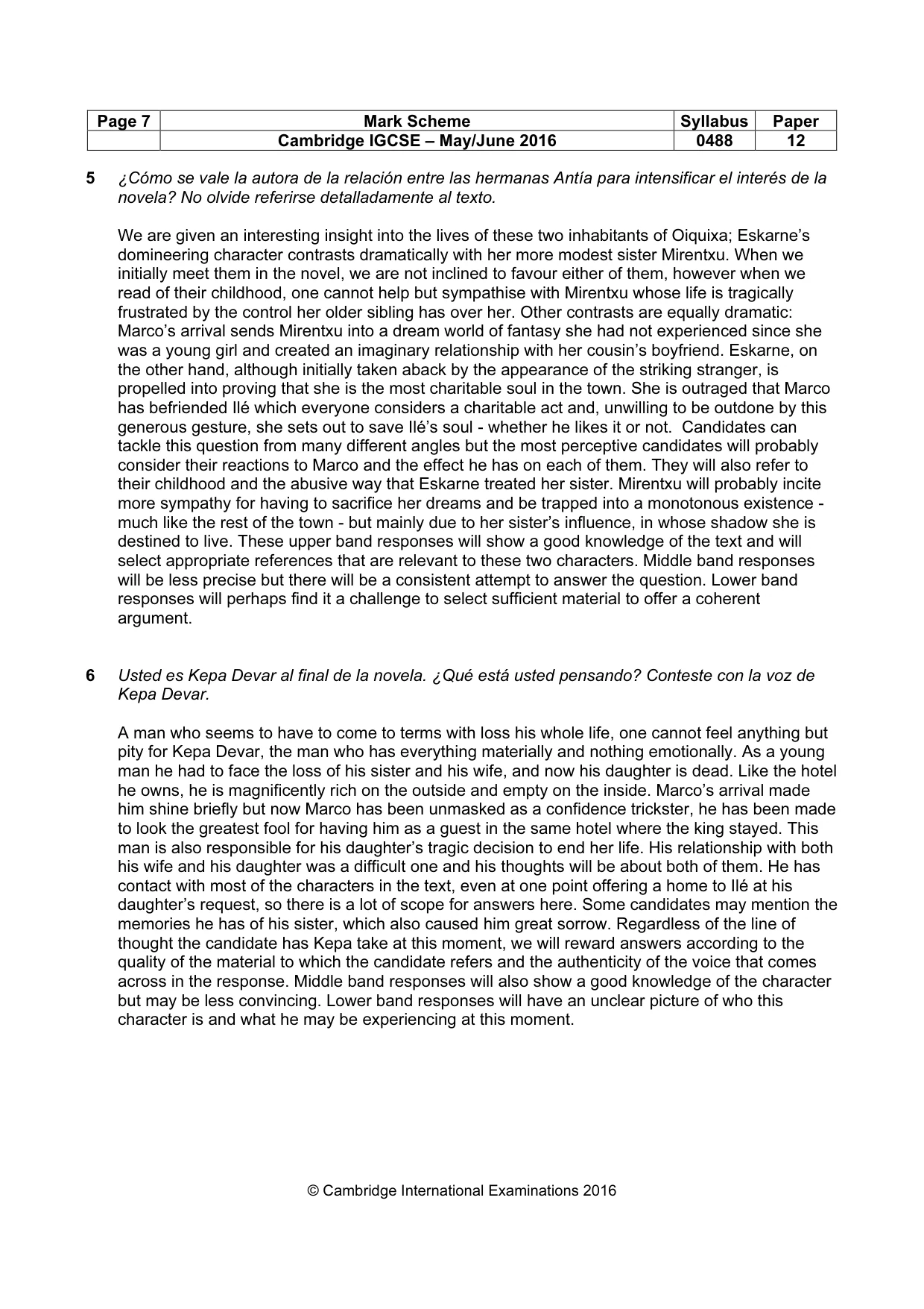 Mark scheme, page 7 of 19