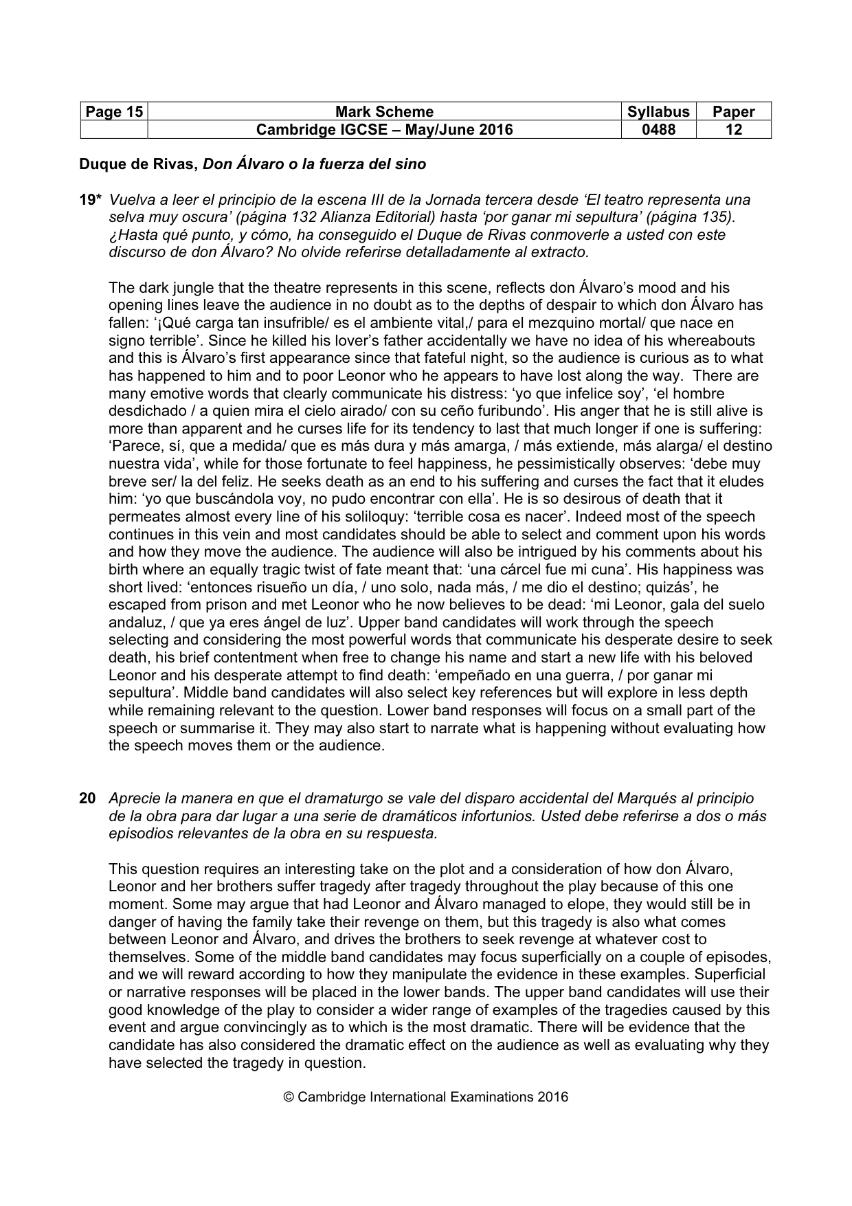 Mark scheme, page 15 of 19