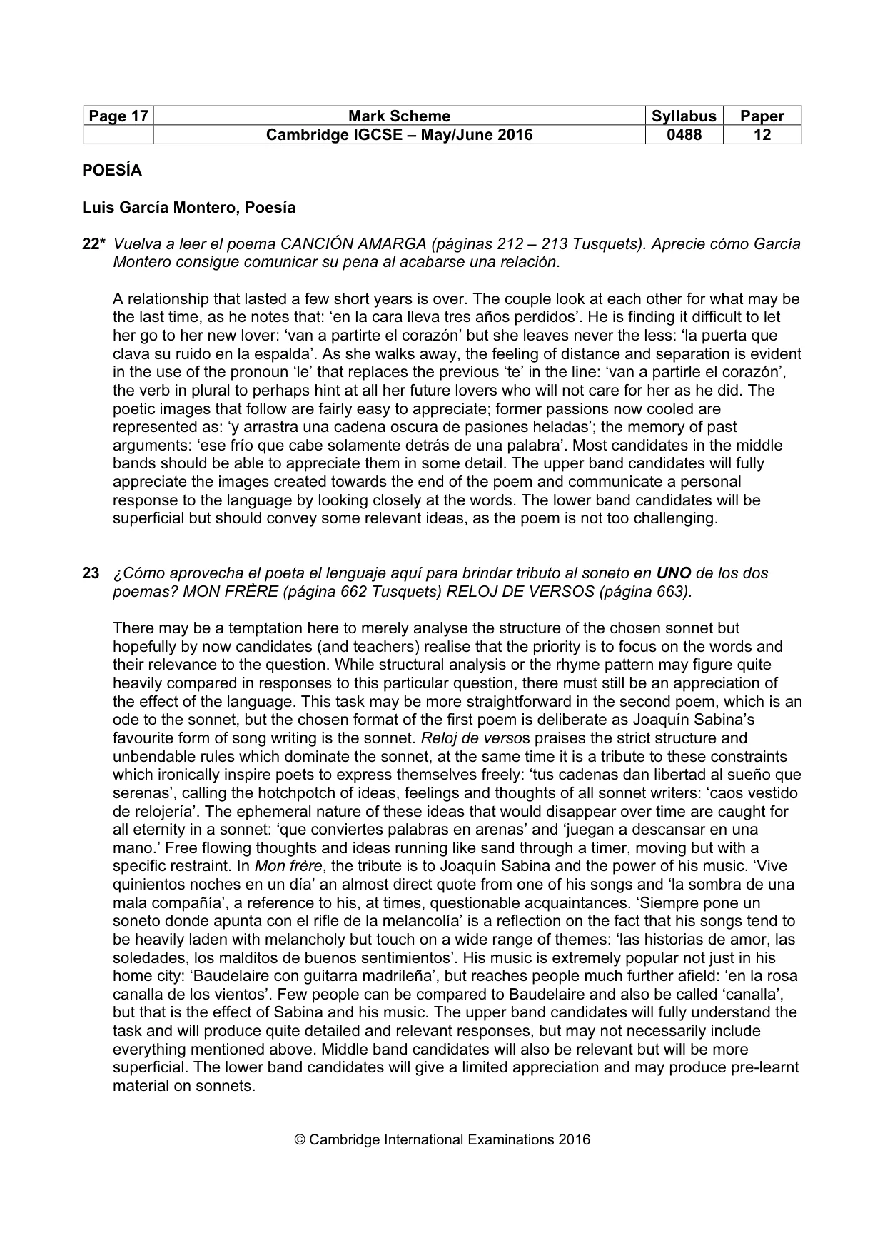 Mark scheme, page 17 of 19