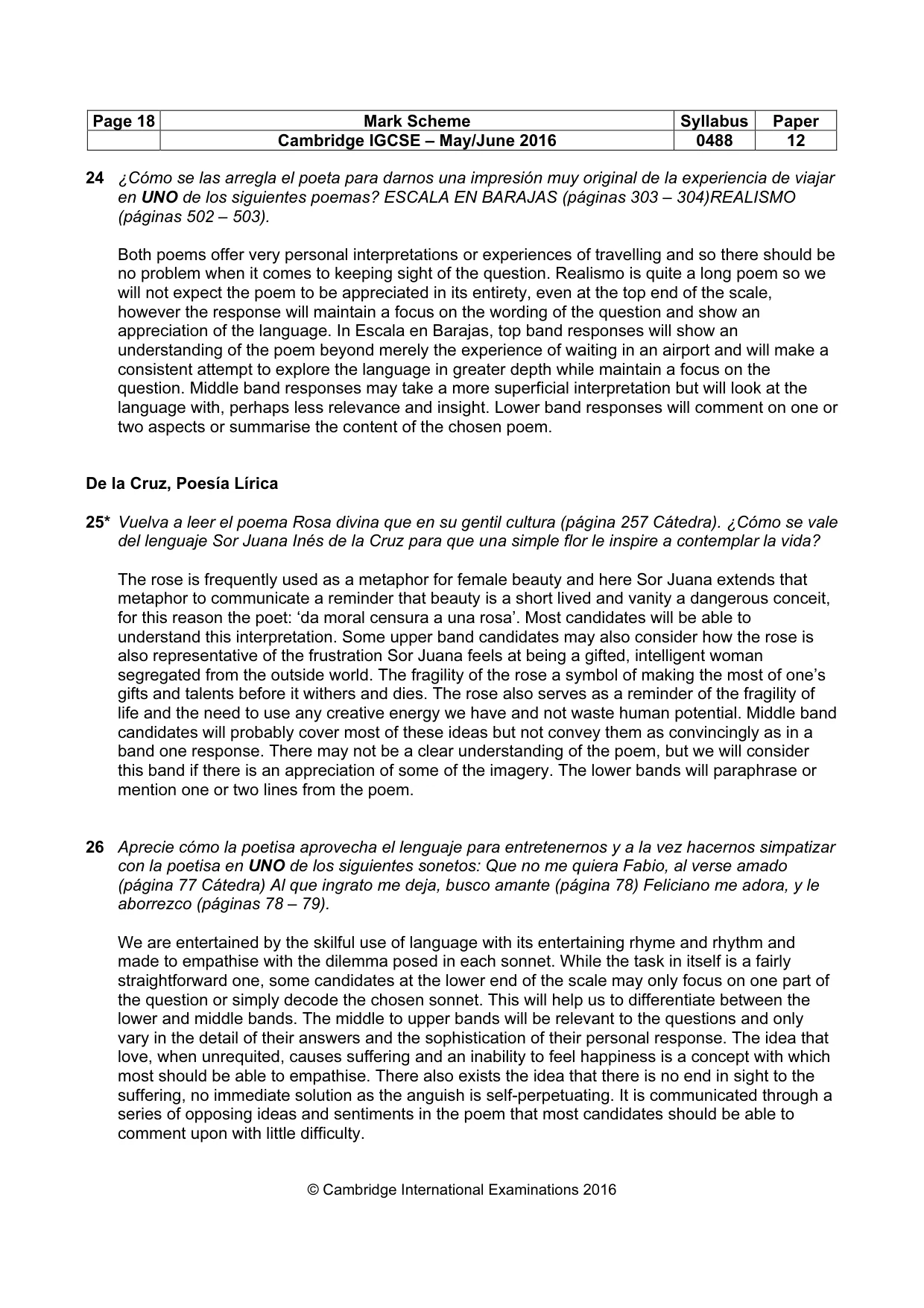 Mark scheme, page 18 of 19