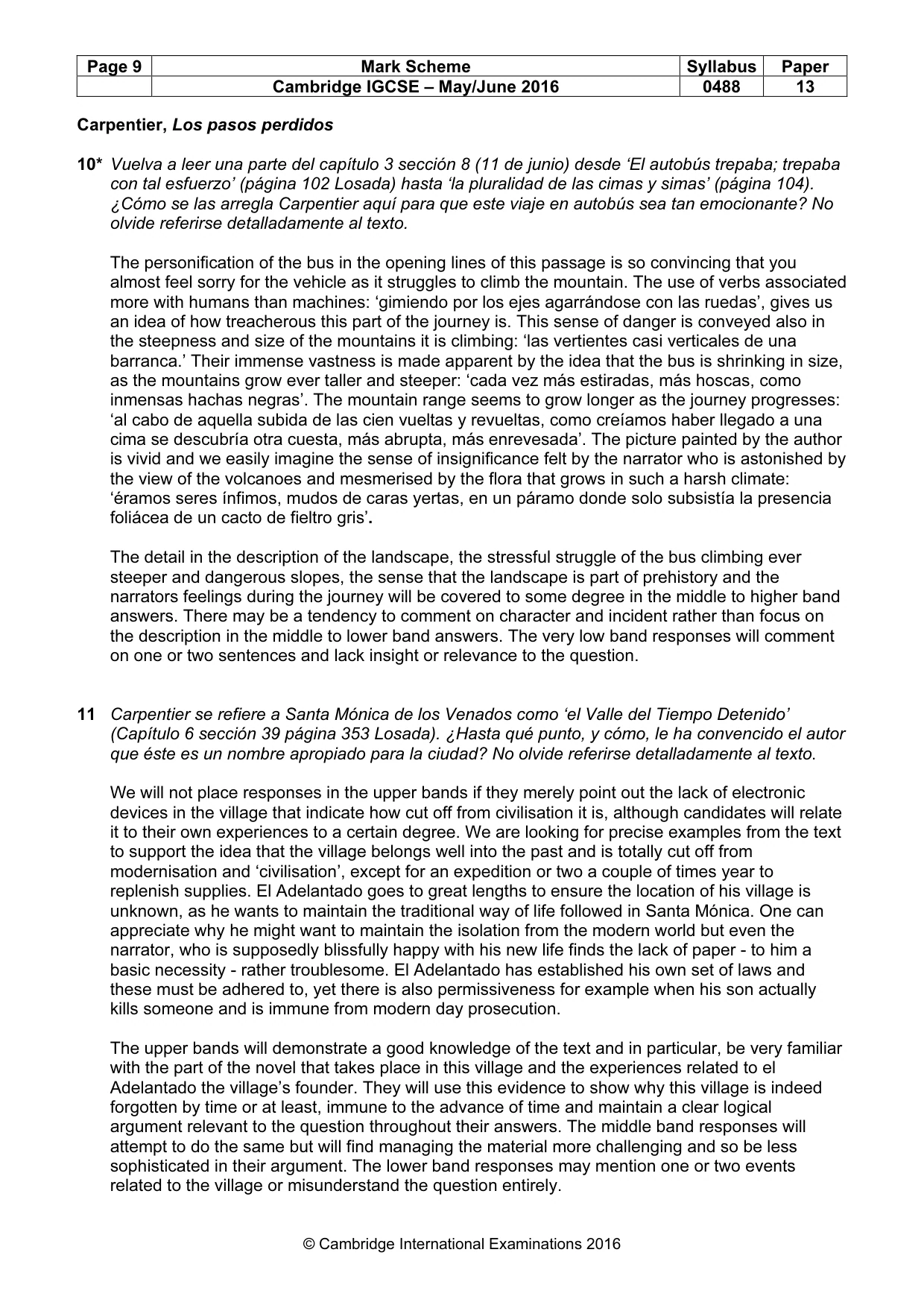 Mark scheme, page 9 of 18