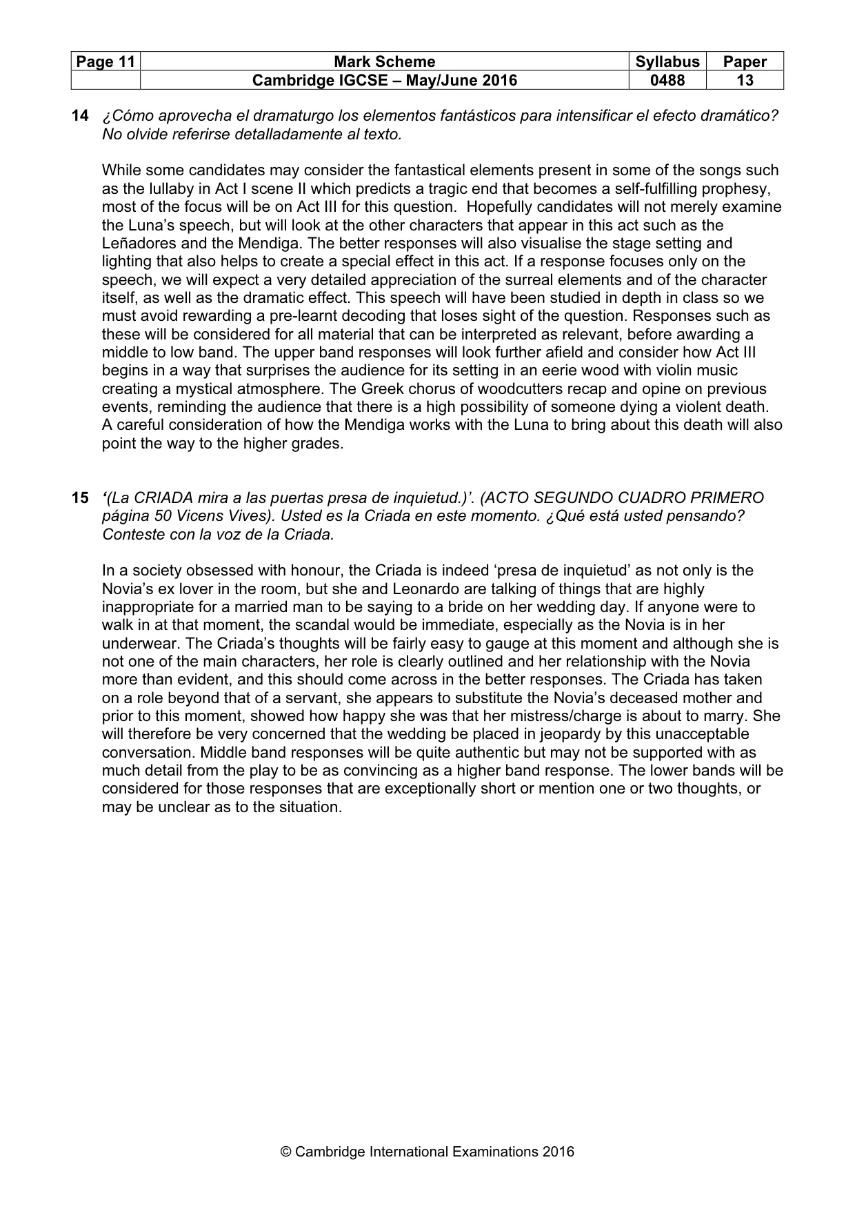 Mark scheme, page 11 of 18