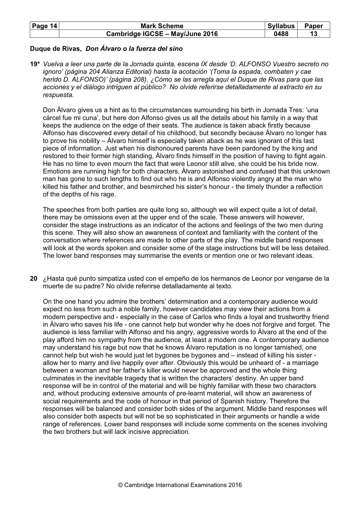Mark scheme, page 14 of 18
