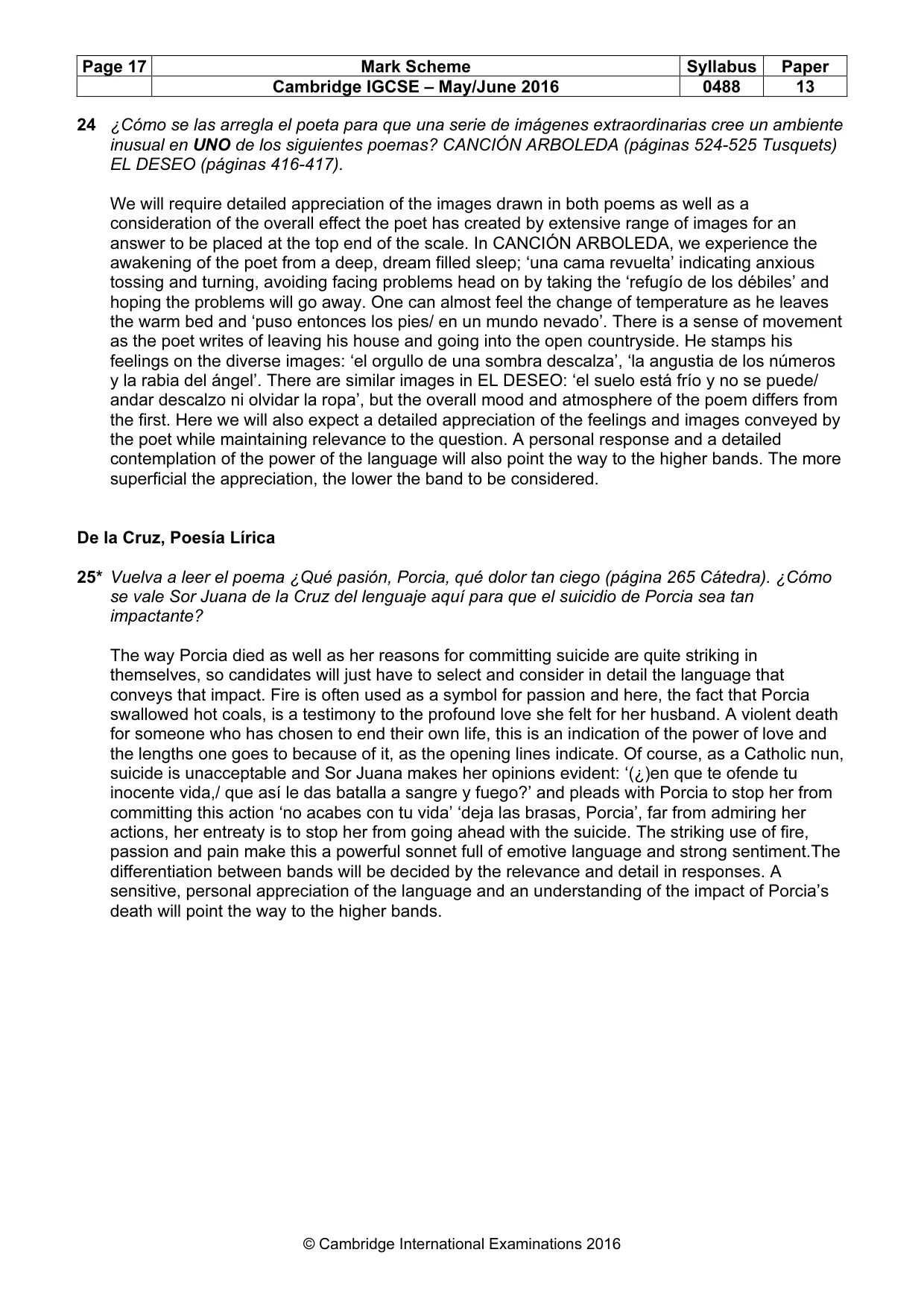 Mark scheme, page 17 of 18