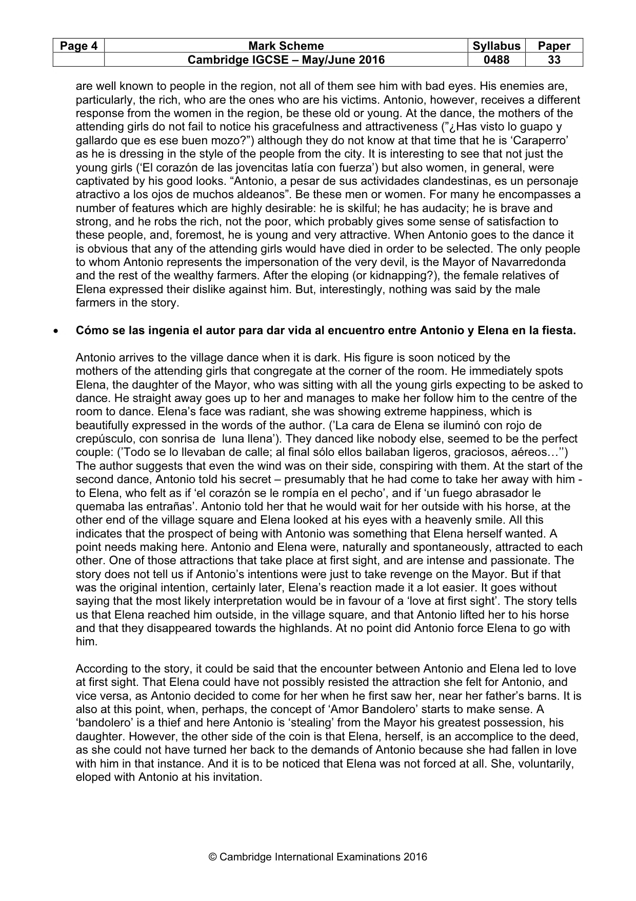 Mark scheme, page 4 of 6