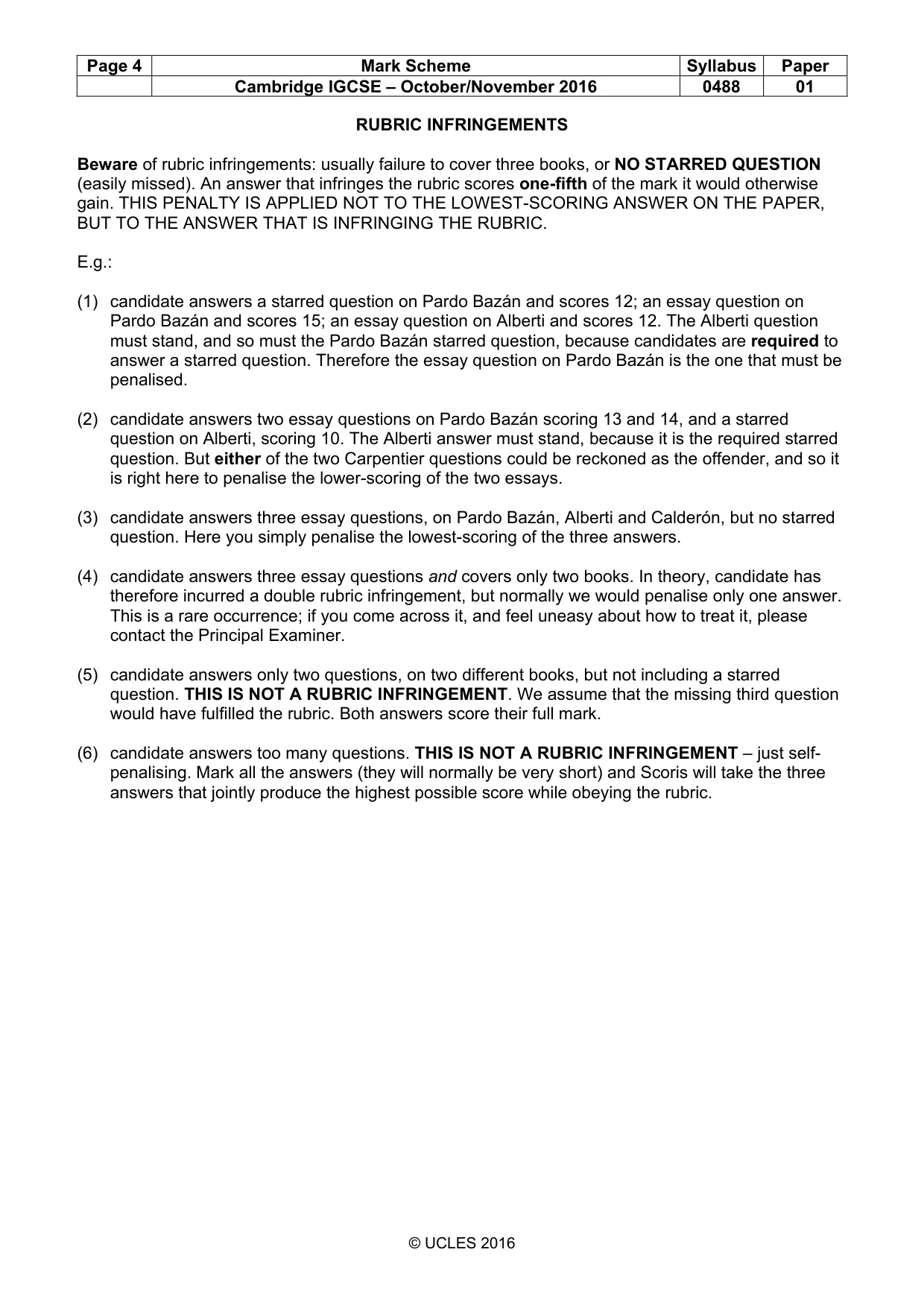 Mark scheme, page 4 of 19