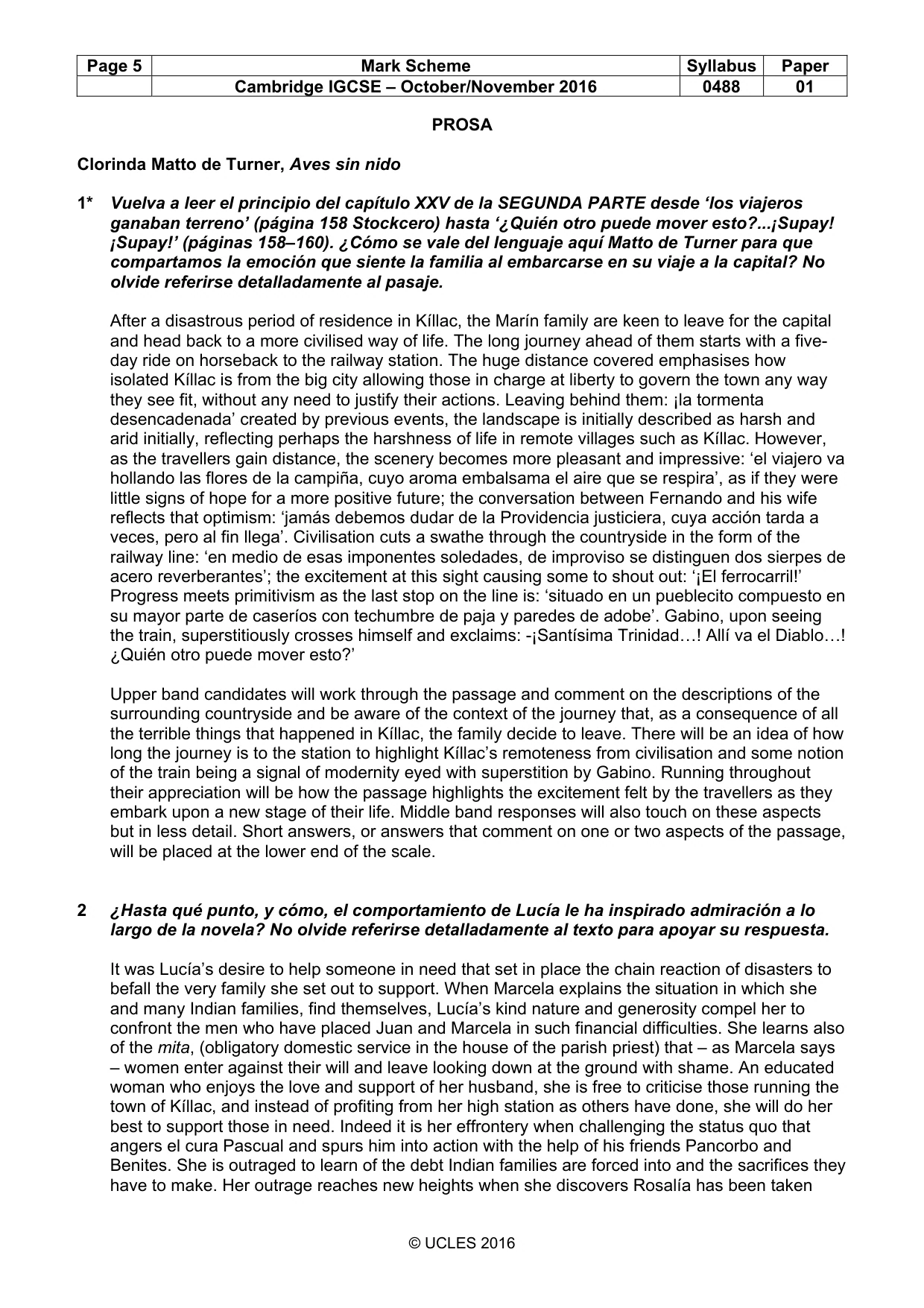 Mark scheme, page 5 of 19