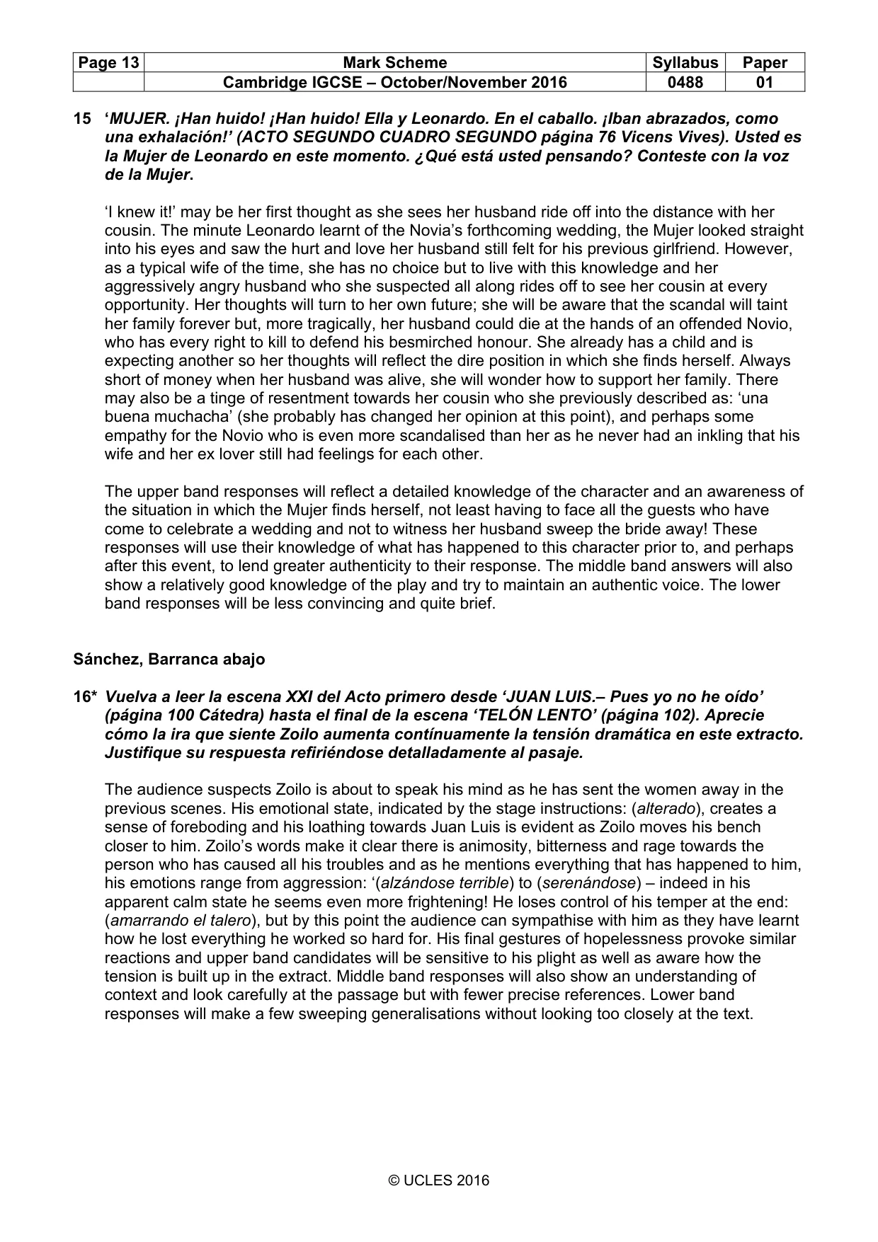 Mark scheme, page 13 of 19