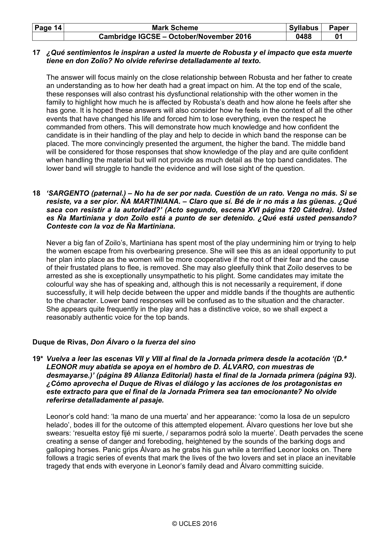 Mark scheme, page 14 of 19