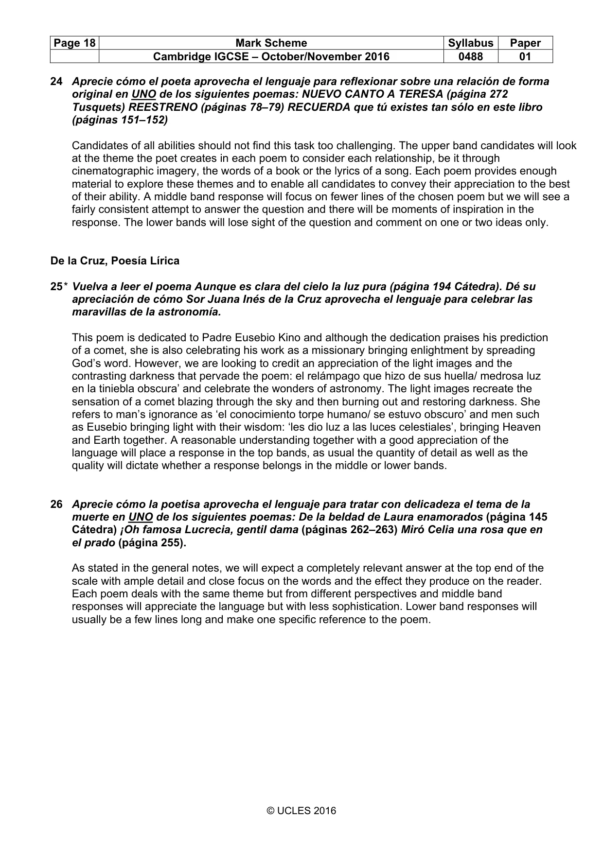 Mark scheme, page 18 of 19