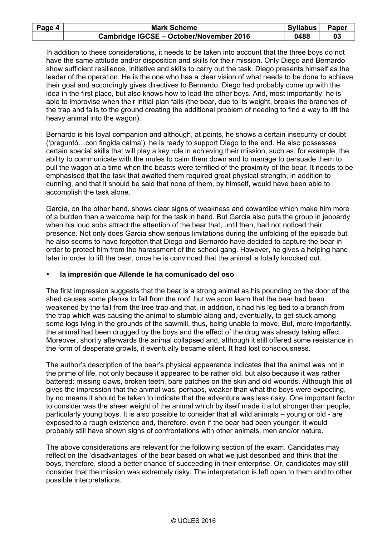Mark scheme, page 4 of 6