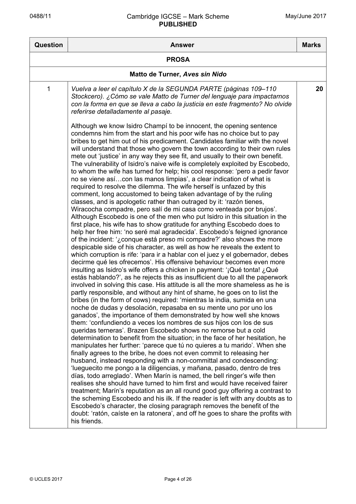 Mark scheme, page 4 of 26