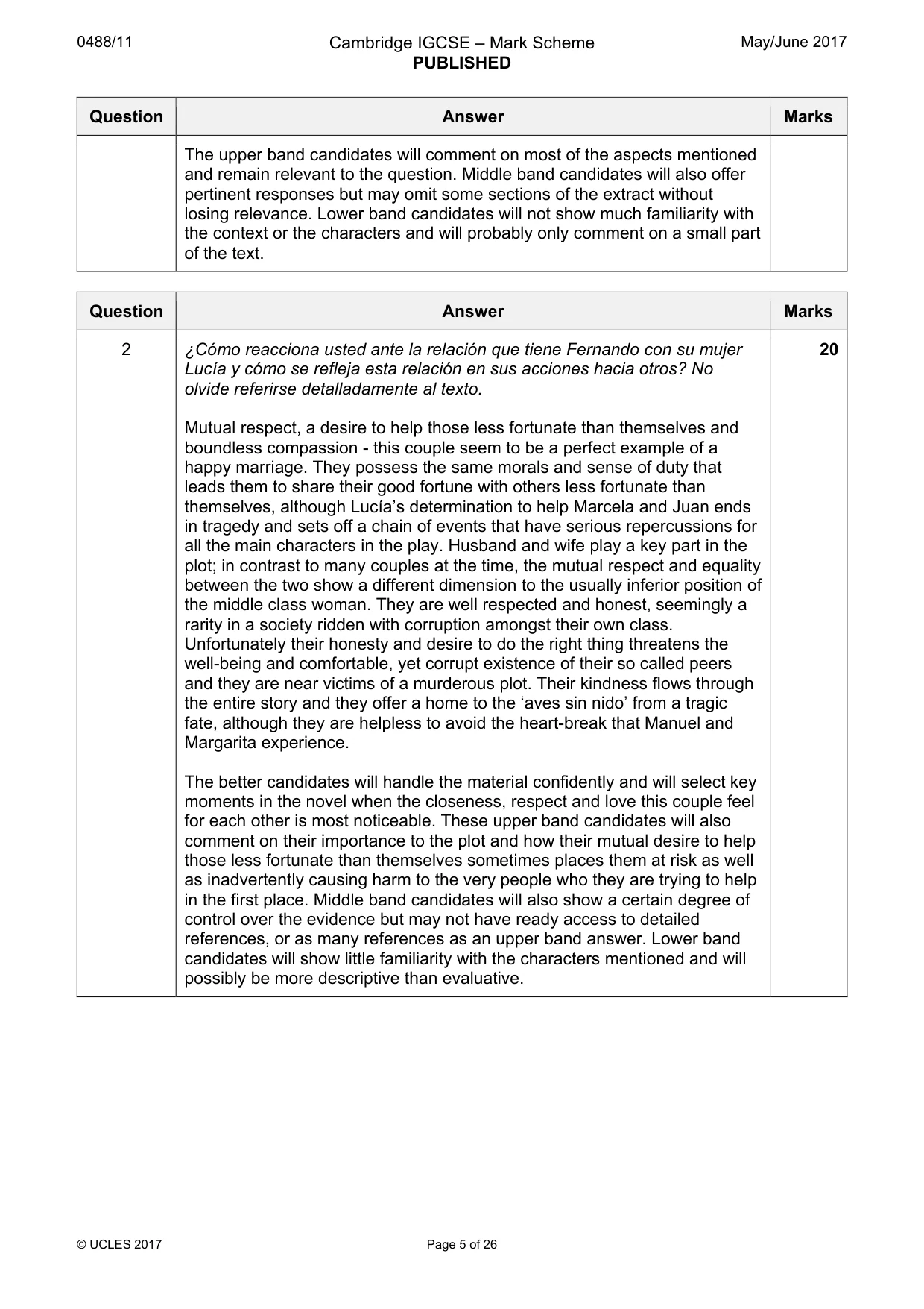 Mark scheme, page 5 of 26