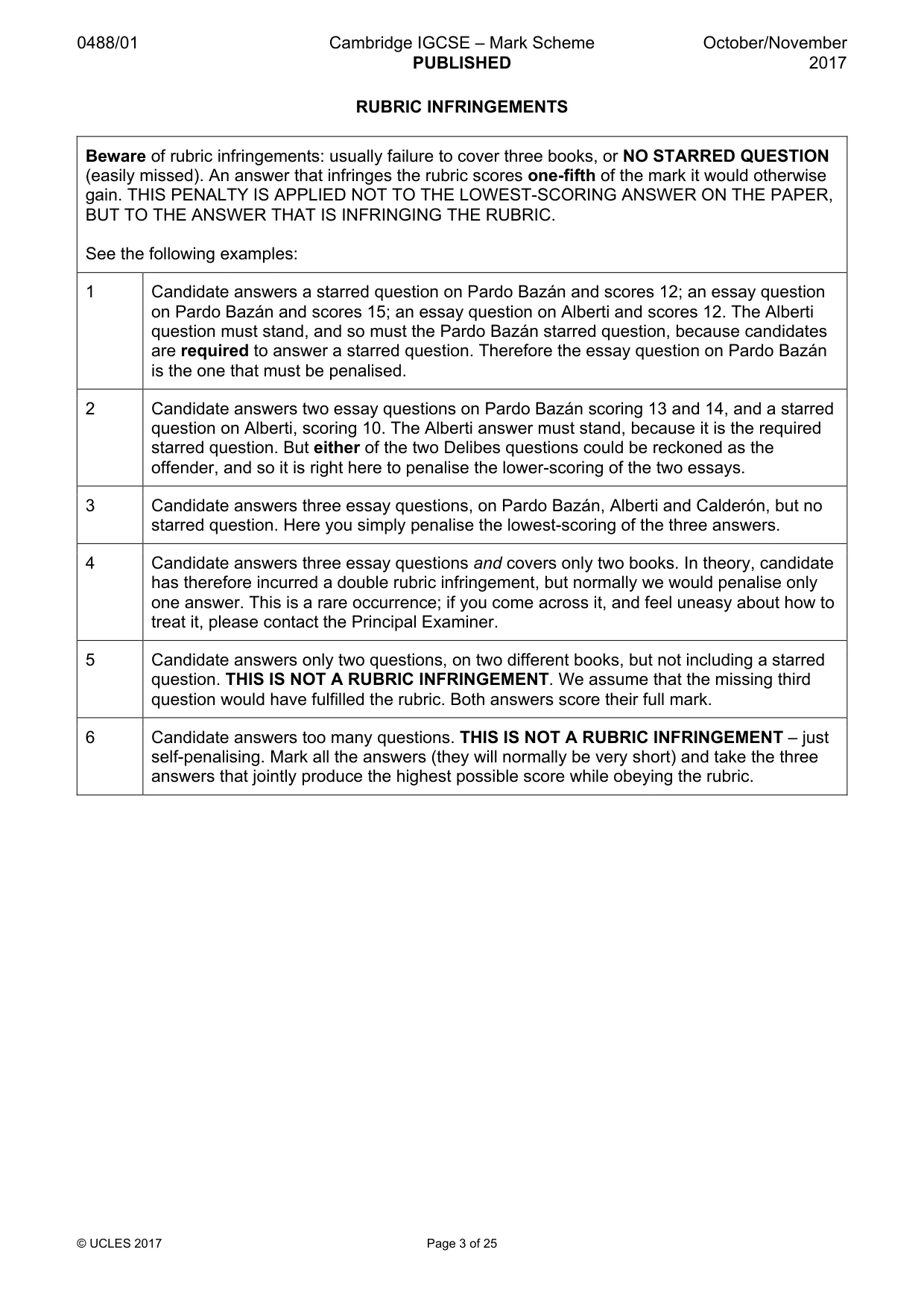 Mark scheme, page 3 of 25